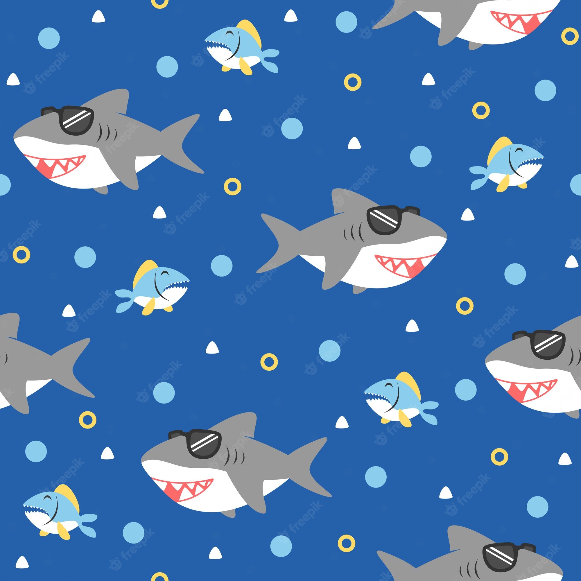 Cool Cartoon Shark Wallpapers