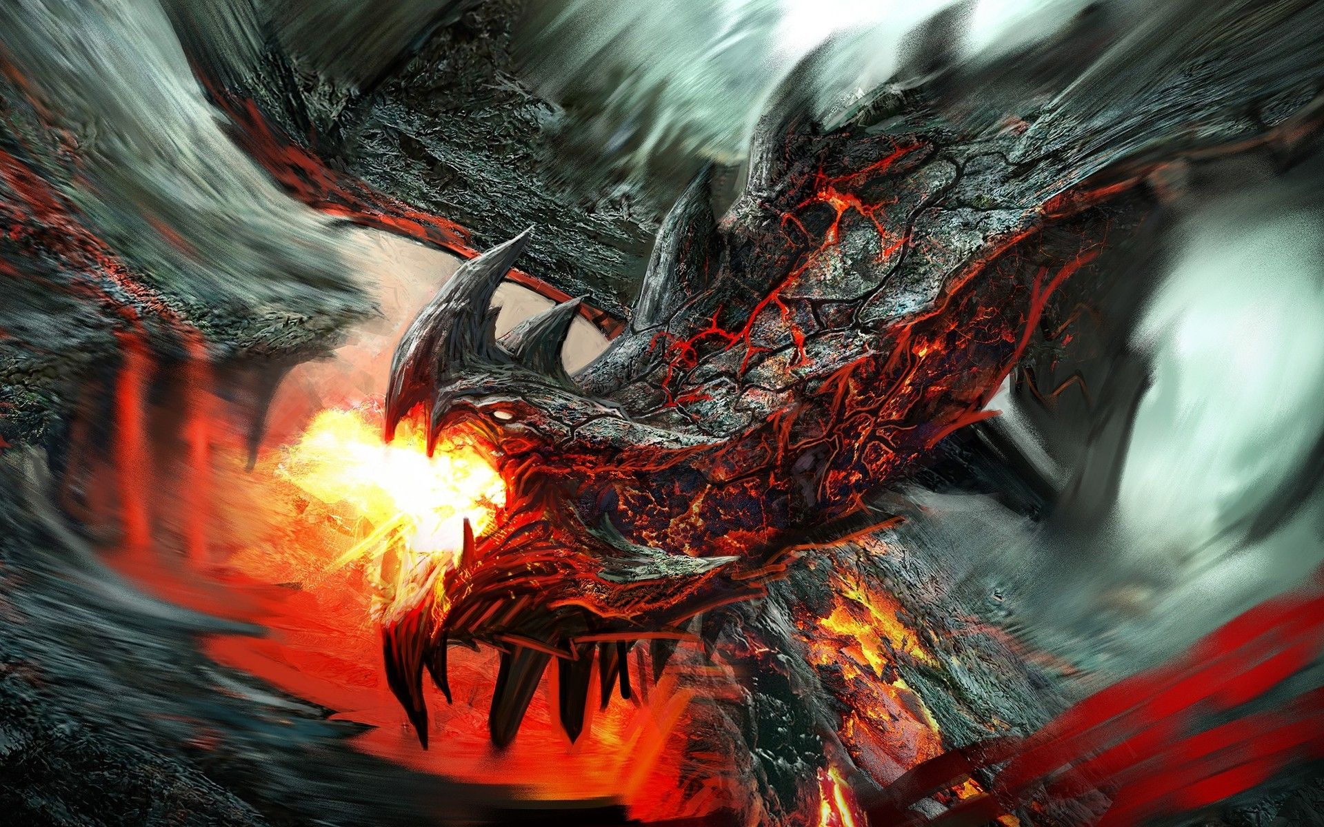 Cool Fire Dragon Wallpapers