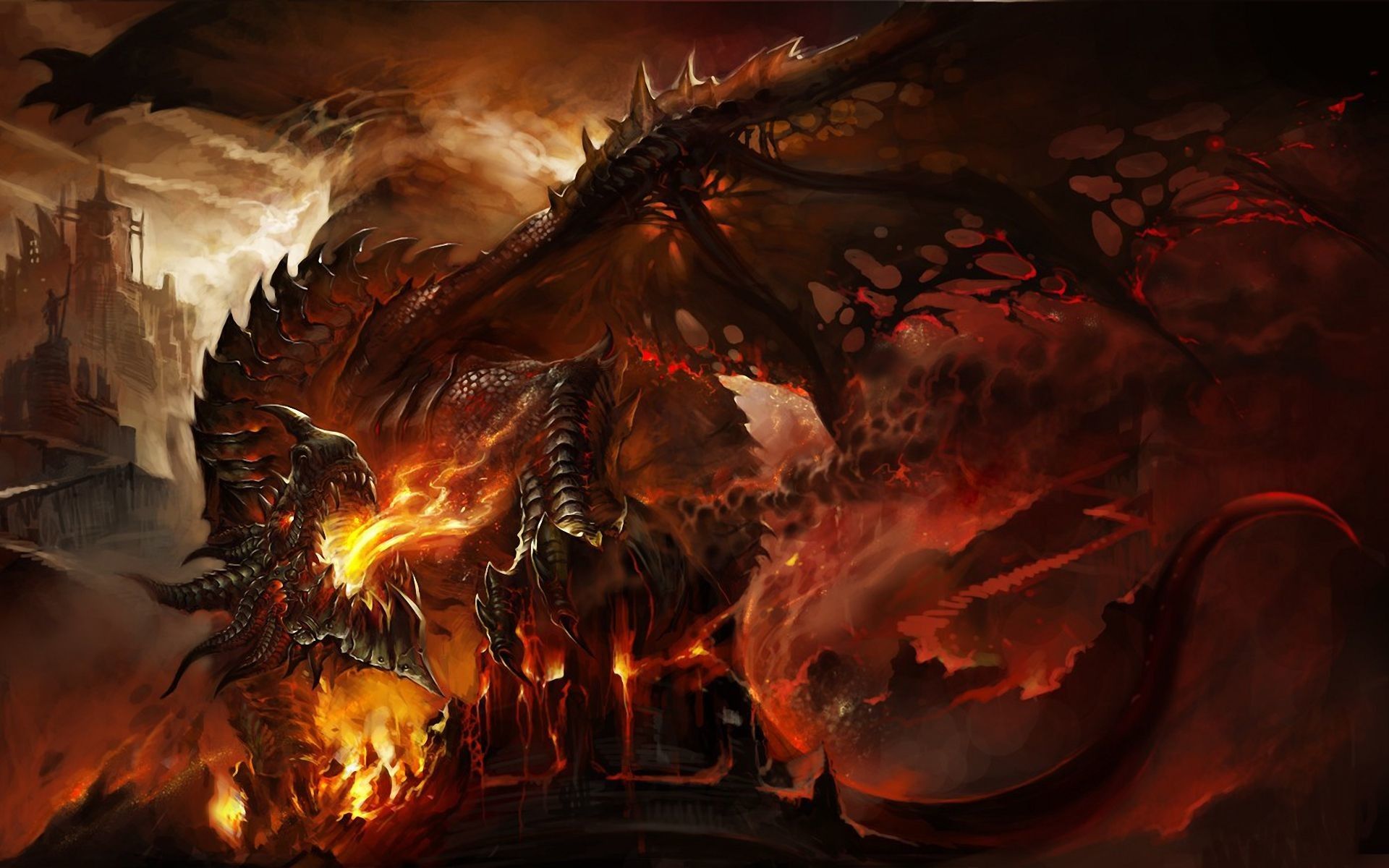 Cool Fire Dragon Wallpapers