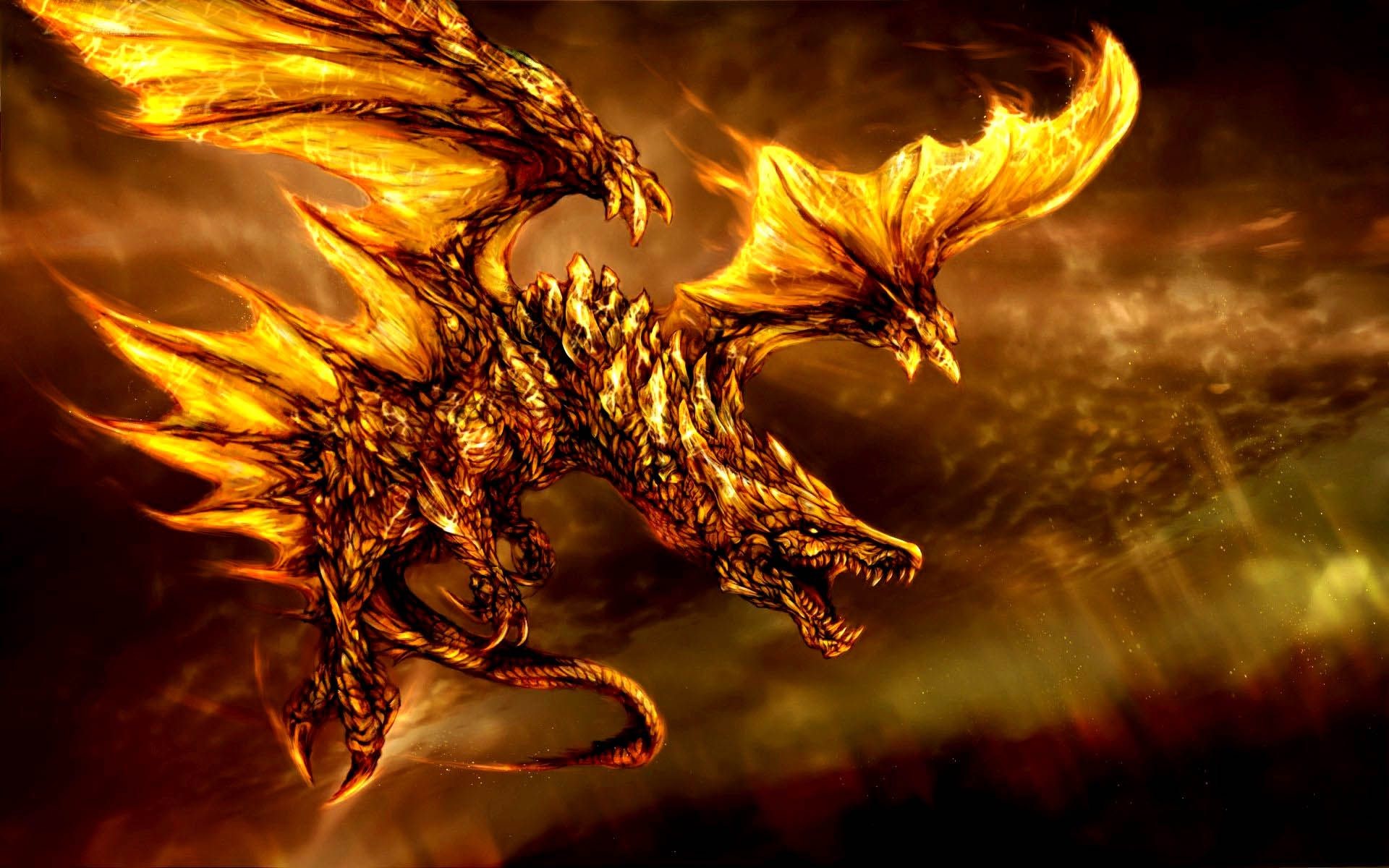 Cool Fire Dragon Wallpapers