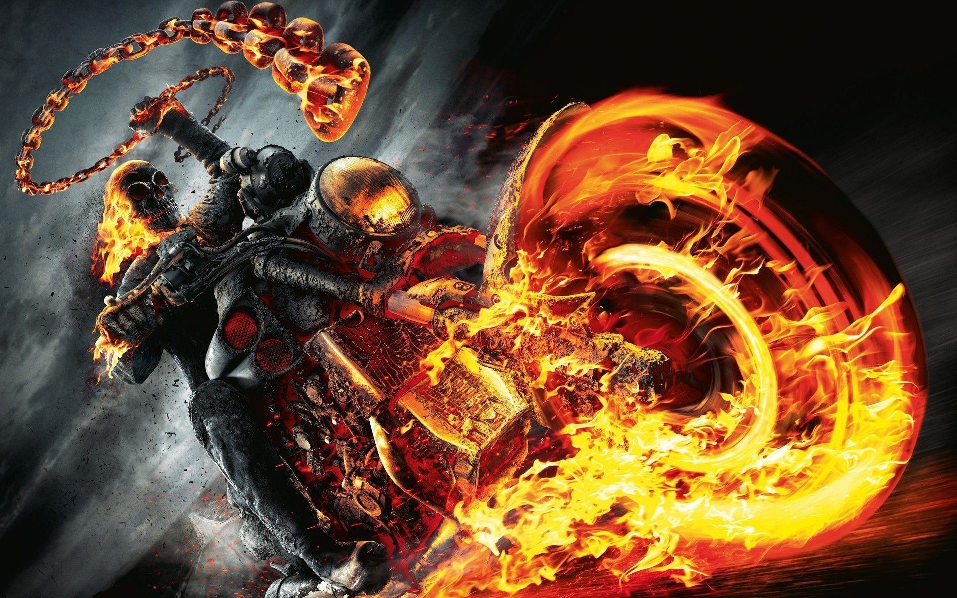 Cool Flaming SkullWallpapers