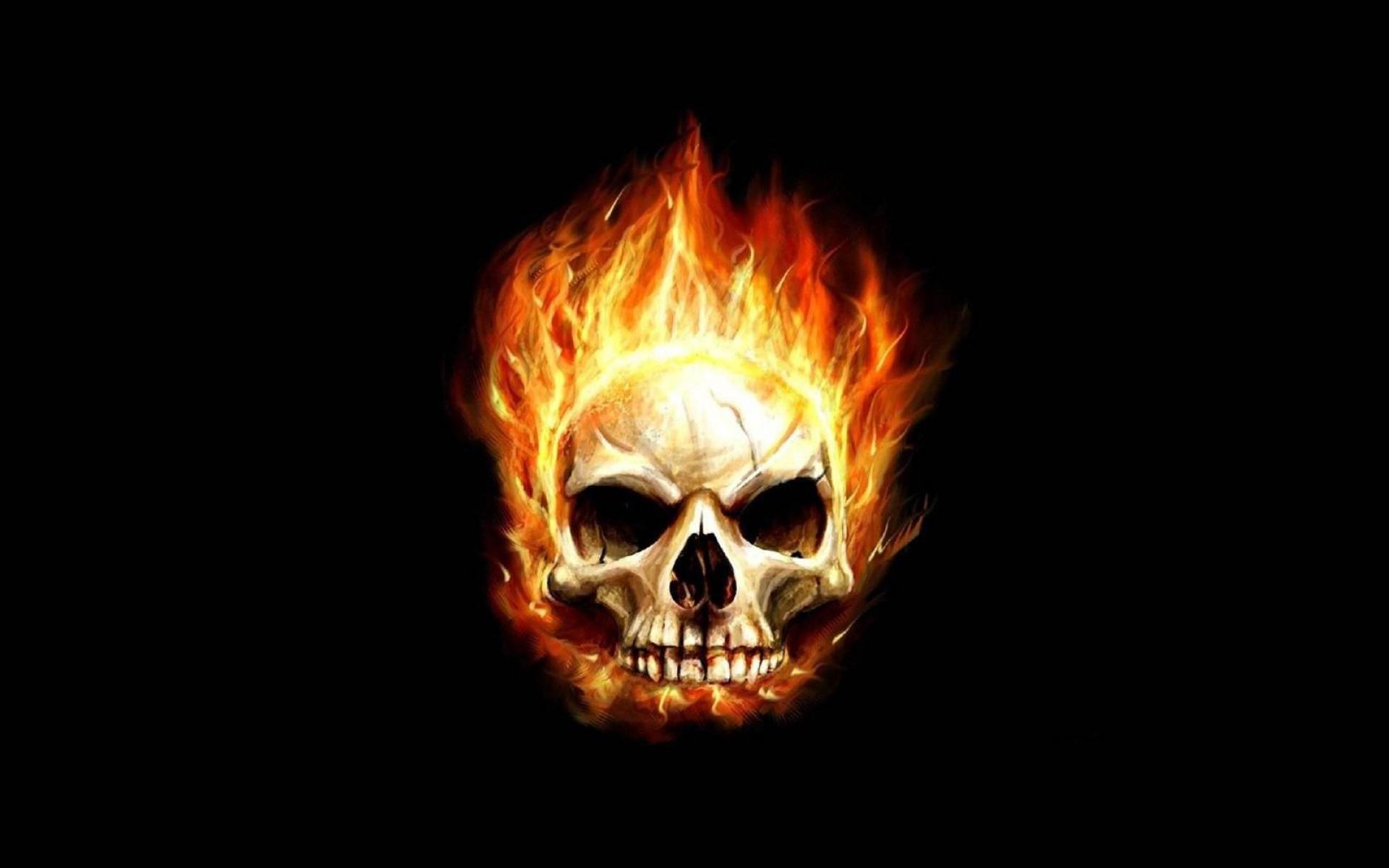 Cool Flaming SkullWallpapers