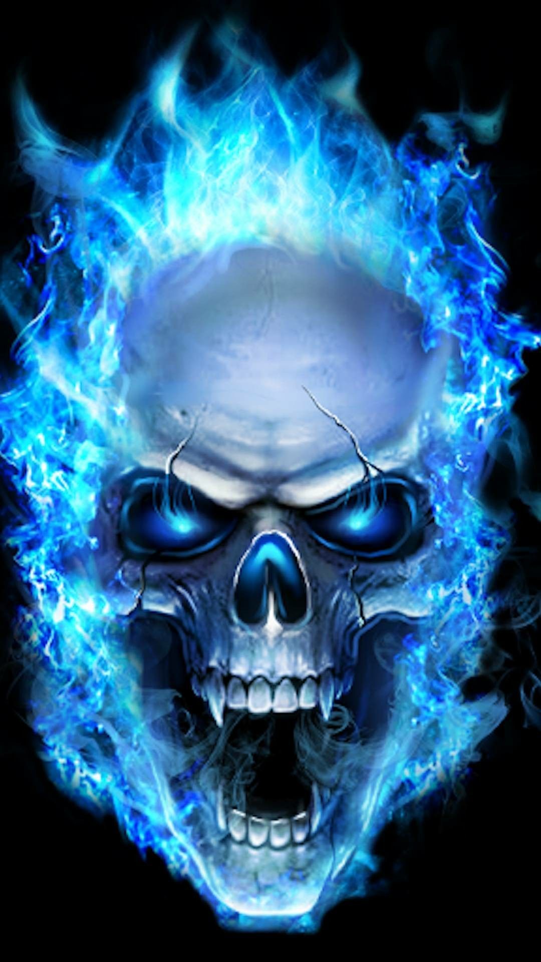 Cool Flaming SkullWallpapers