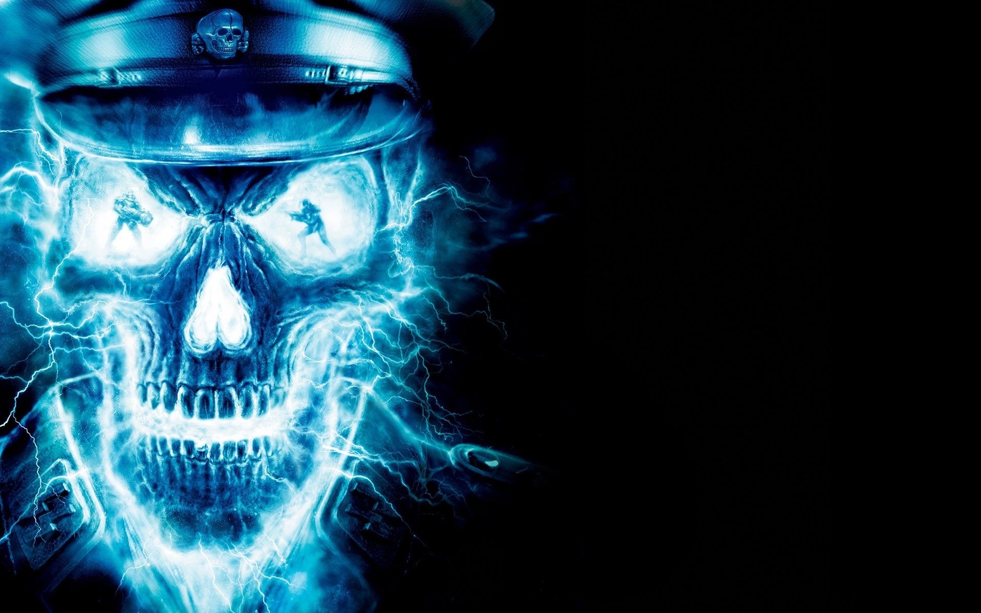 Cool Flaming SkullWallpapers