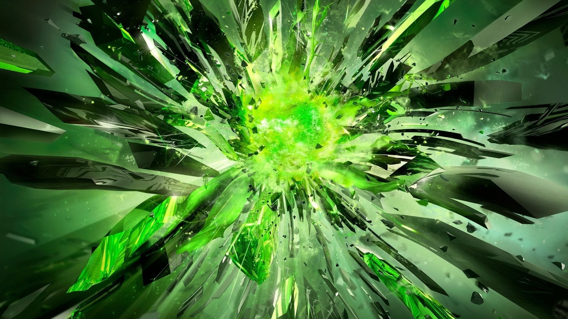 Cool Green Abstract Wallpapers