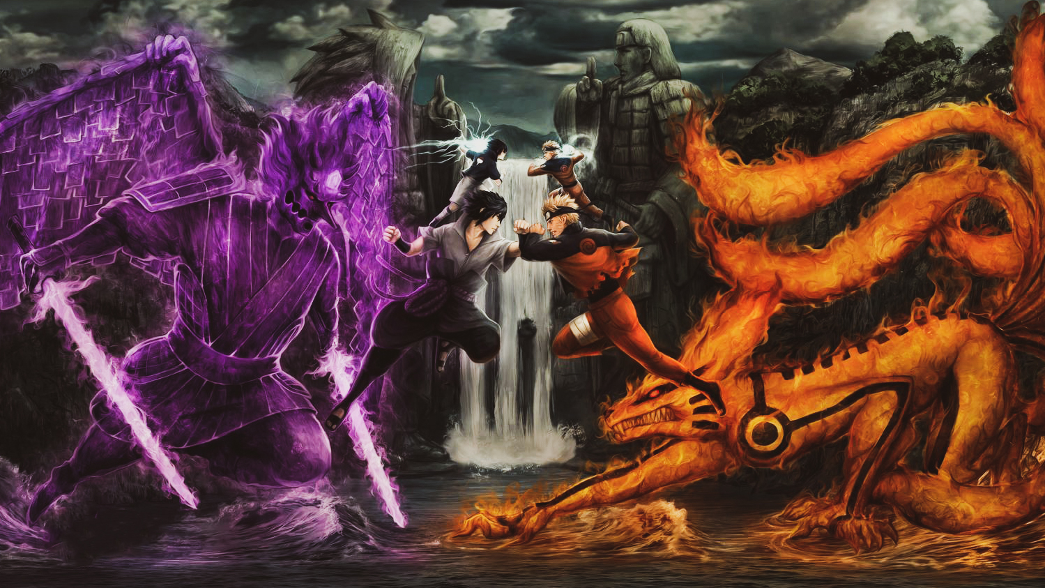 Cool Naruto Vs Sasuke Wallpapers