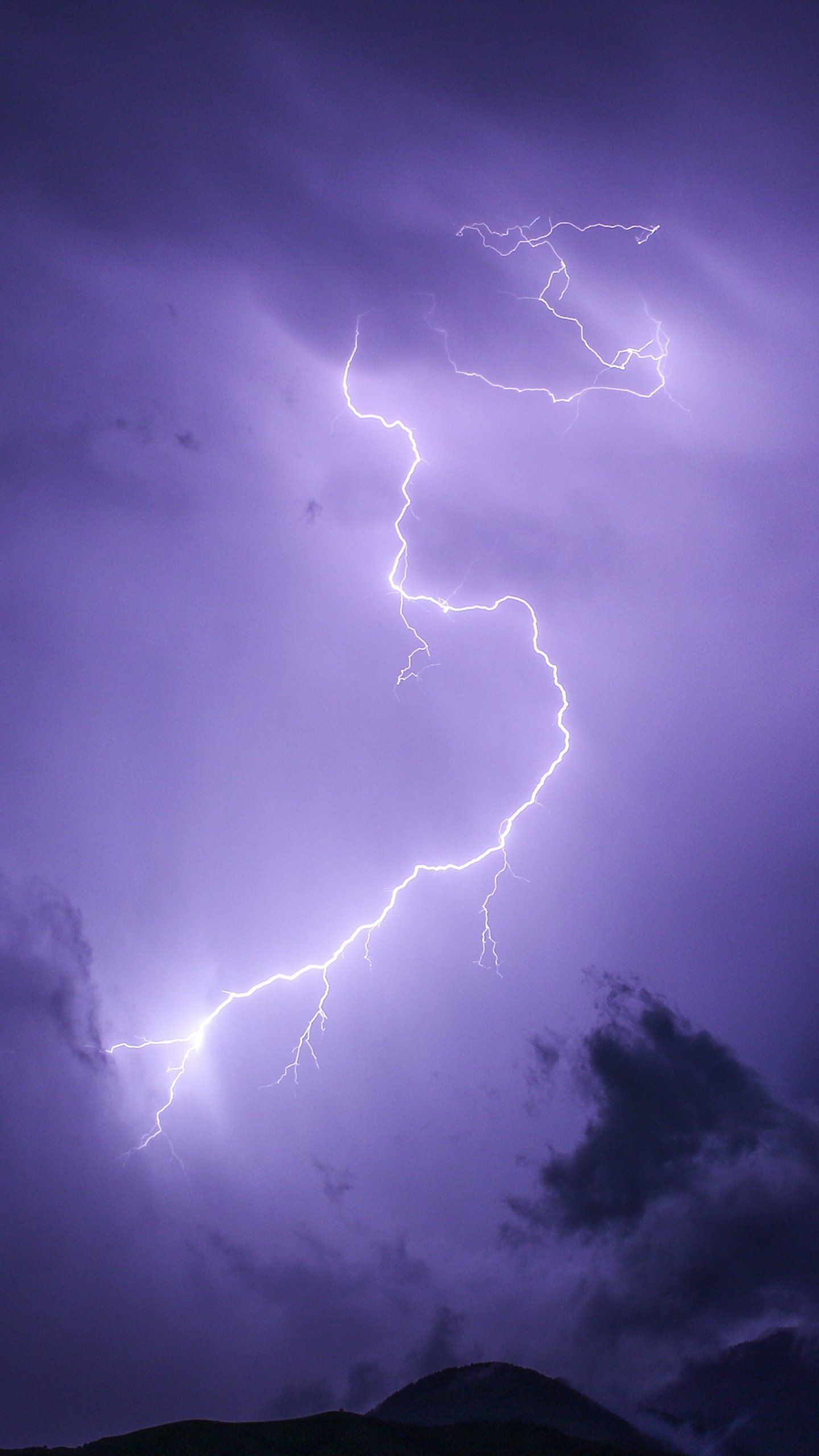 Cool Purple Lightning Wallpapers