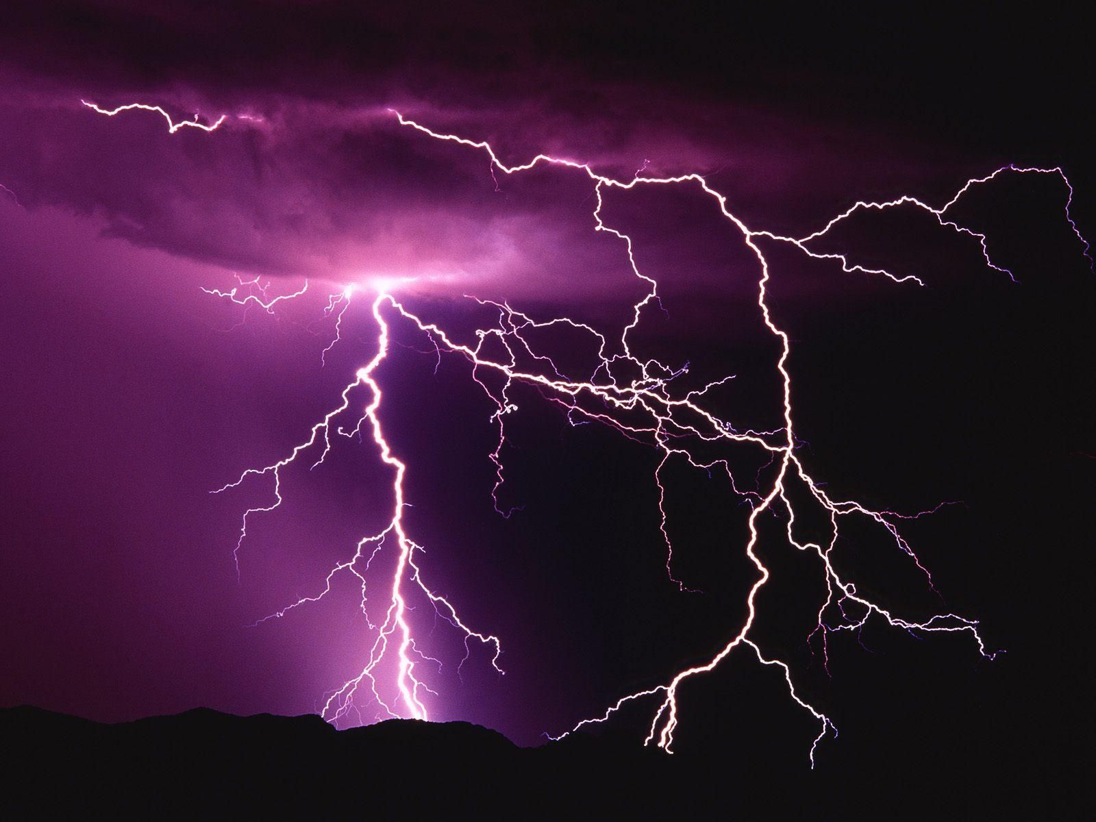 Cool Purple Lightning Wallpapers