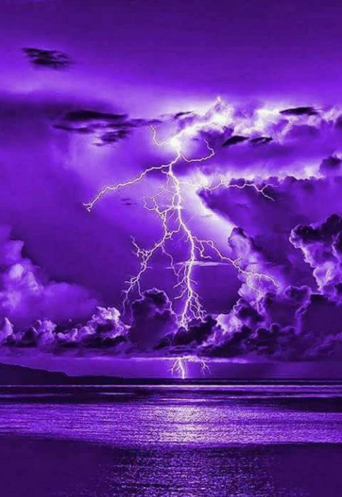 Cool Purple Lightning Wallpapers