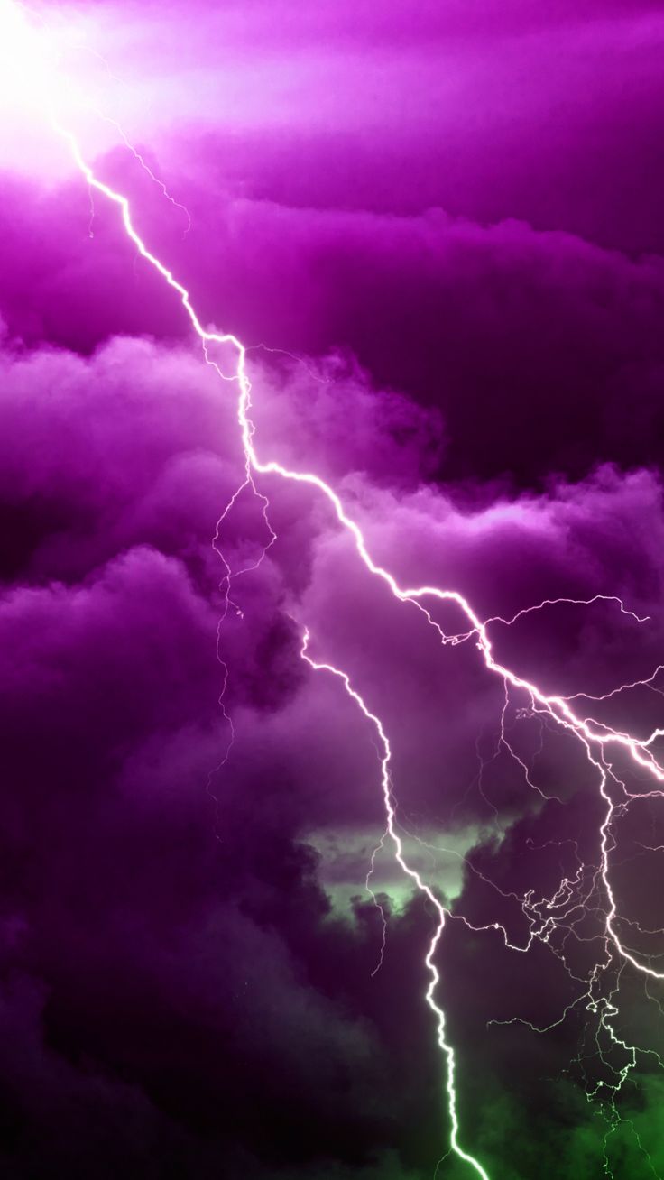 Cool Purple Lightning Wallpapers