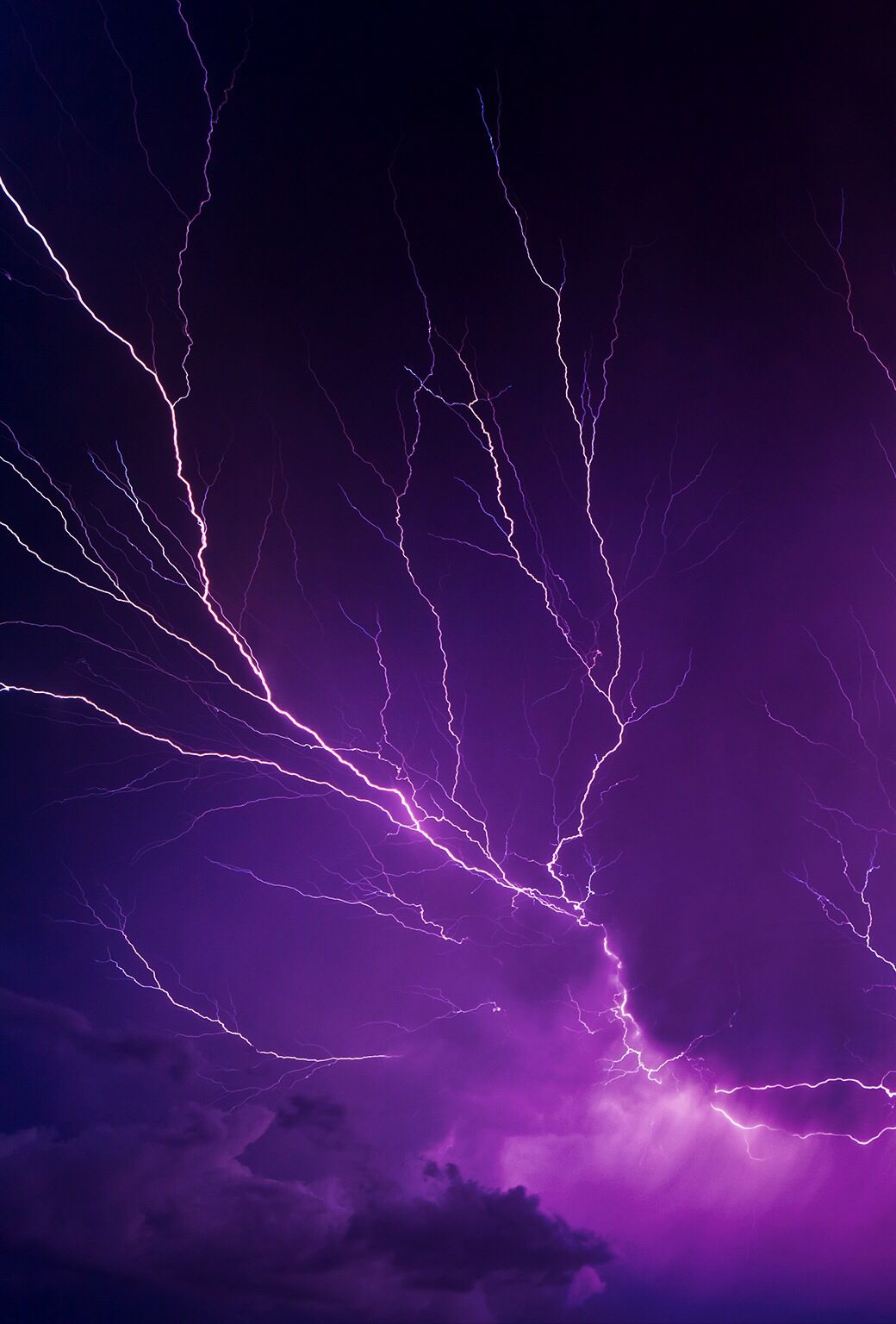 Cool Purple Lightning Wallpapers