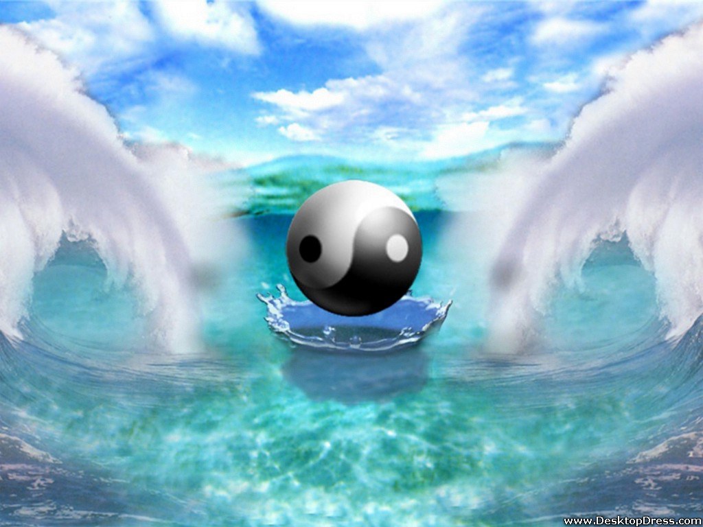 Cool Yin Yang 3D Wallpapers