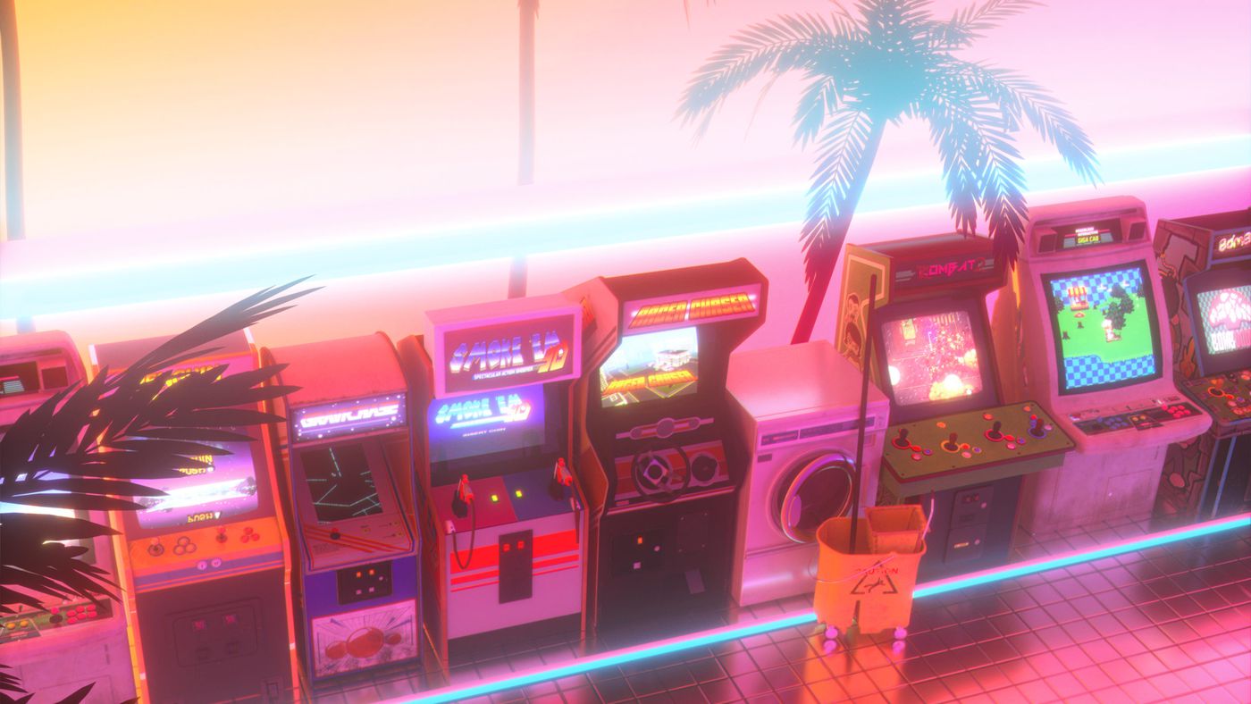 Retro 80S Arcade Wallpapers