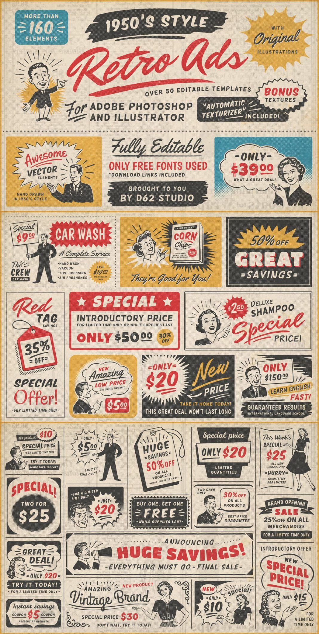Retro AdvertisementWallpapers