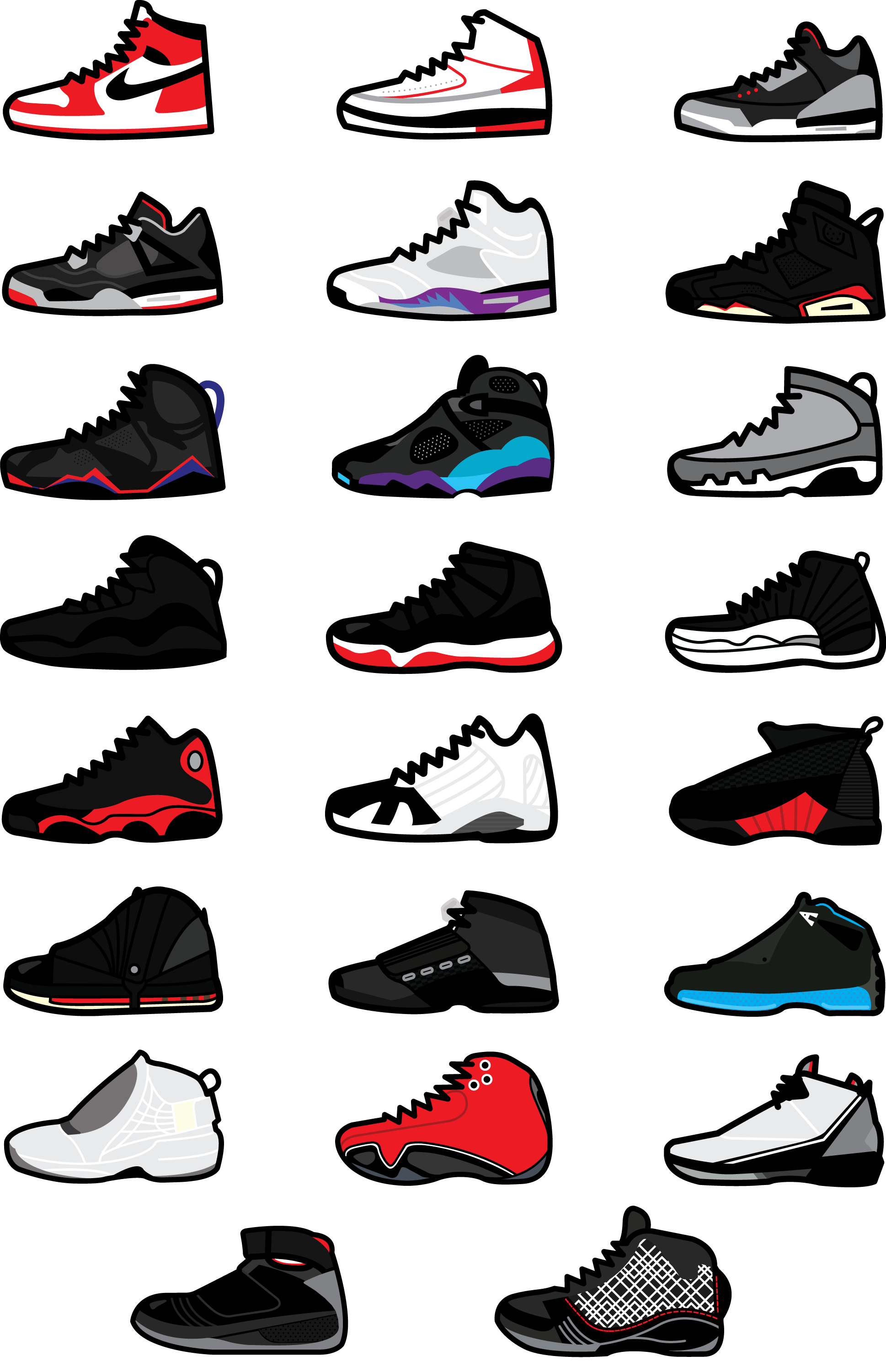 Retro Air Jordan ShoesWallpapers