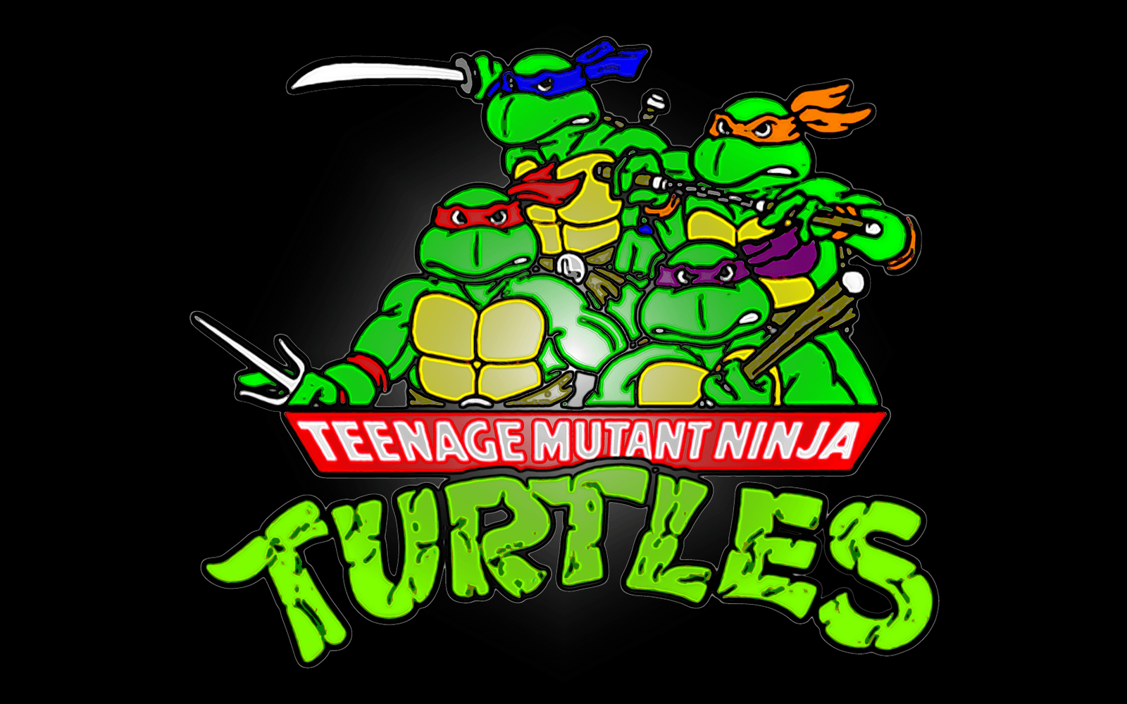 Retro Ninja Turtles  Wallpapers