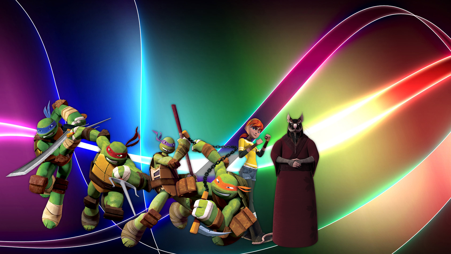 Retro Ninja Turtles  Wallpapers