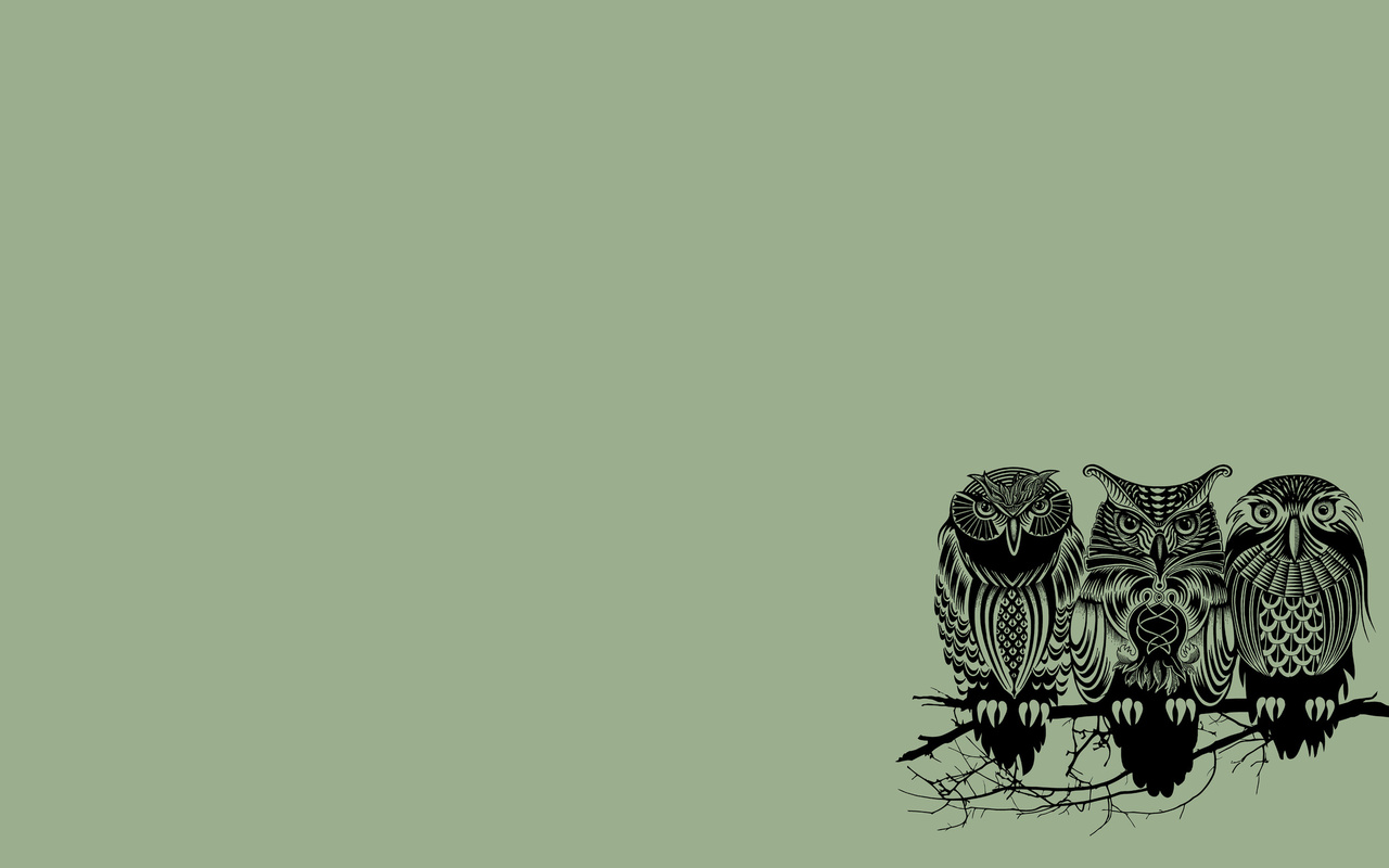 Retro Owl Wallpapers