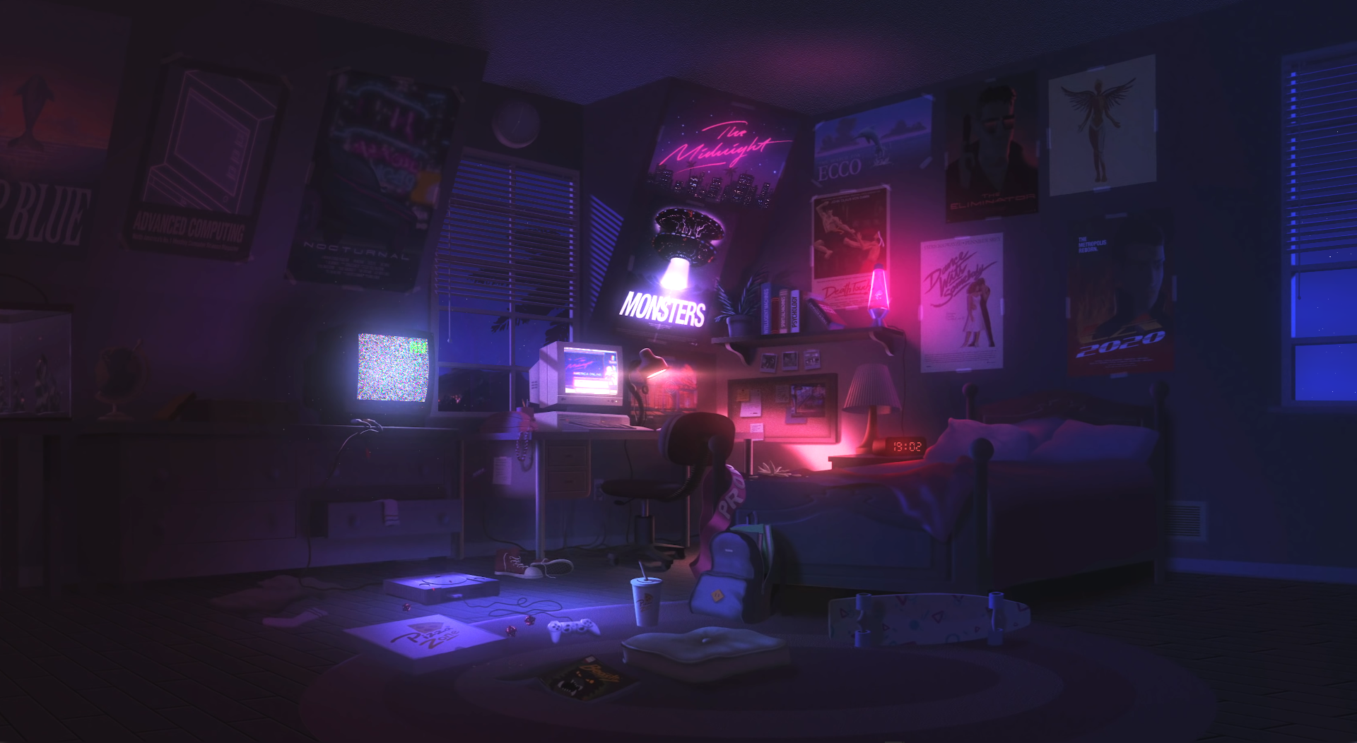 Retro Room PcWallpapers