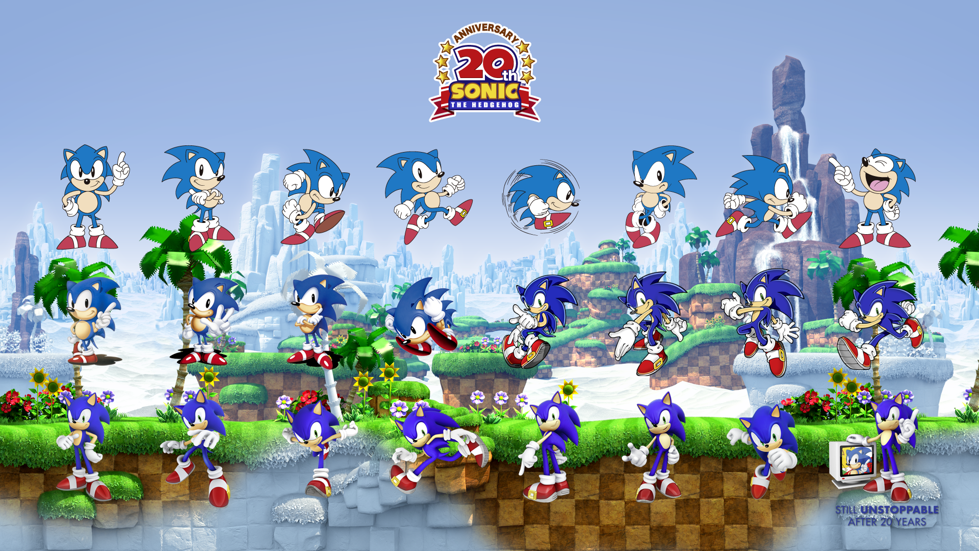 Retro Sonic CharactersWallpapers