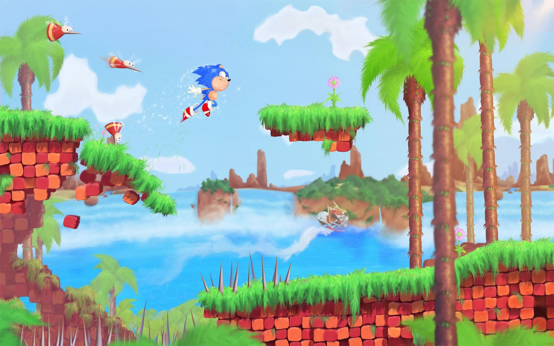 Retro Sonic CharactersWallpapers