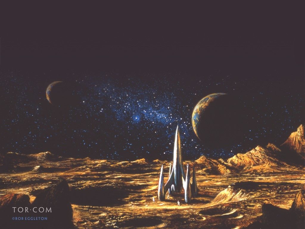 Retro Space Art Wallpapers