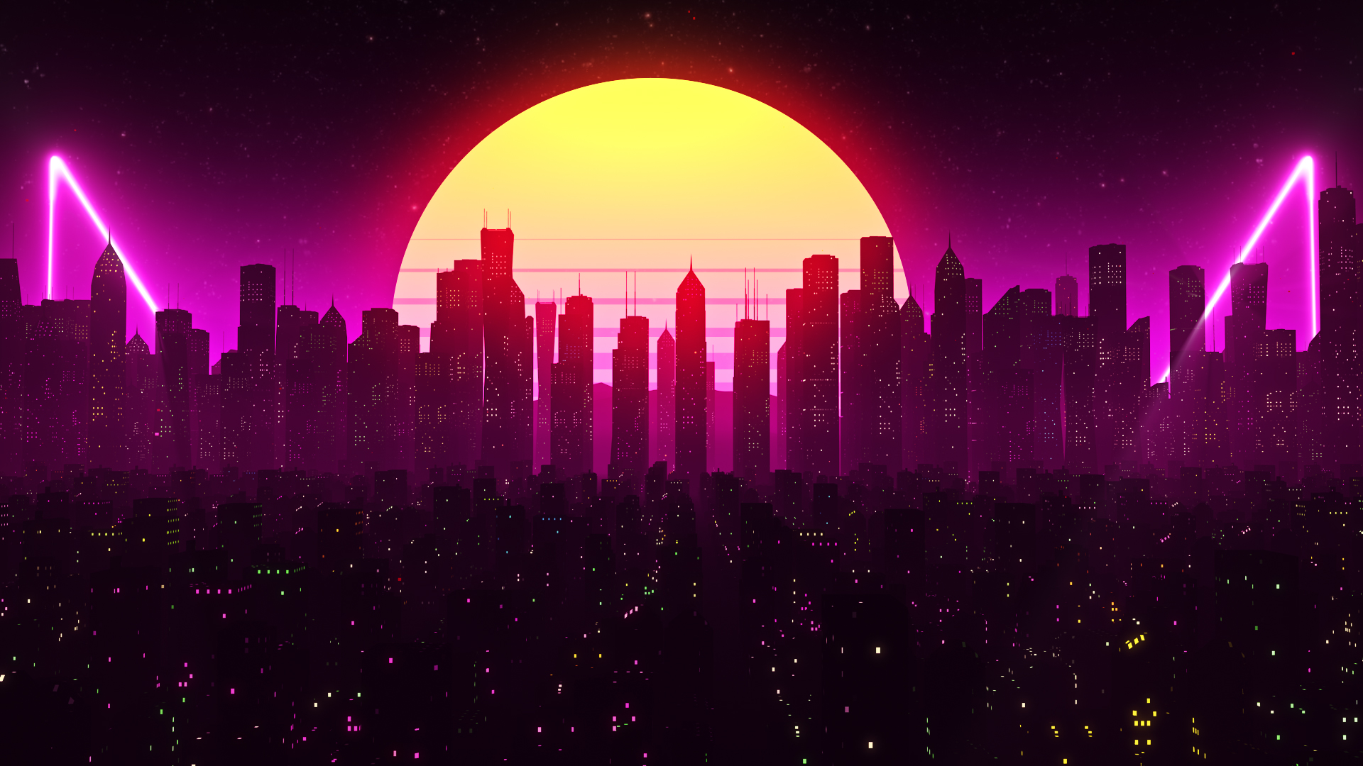 Retro Wave CityWallpapers