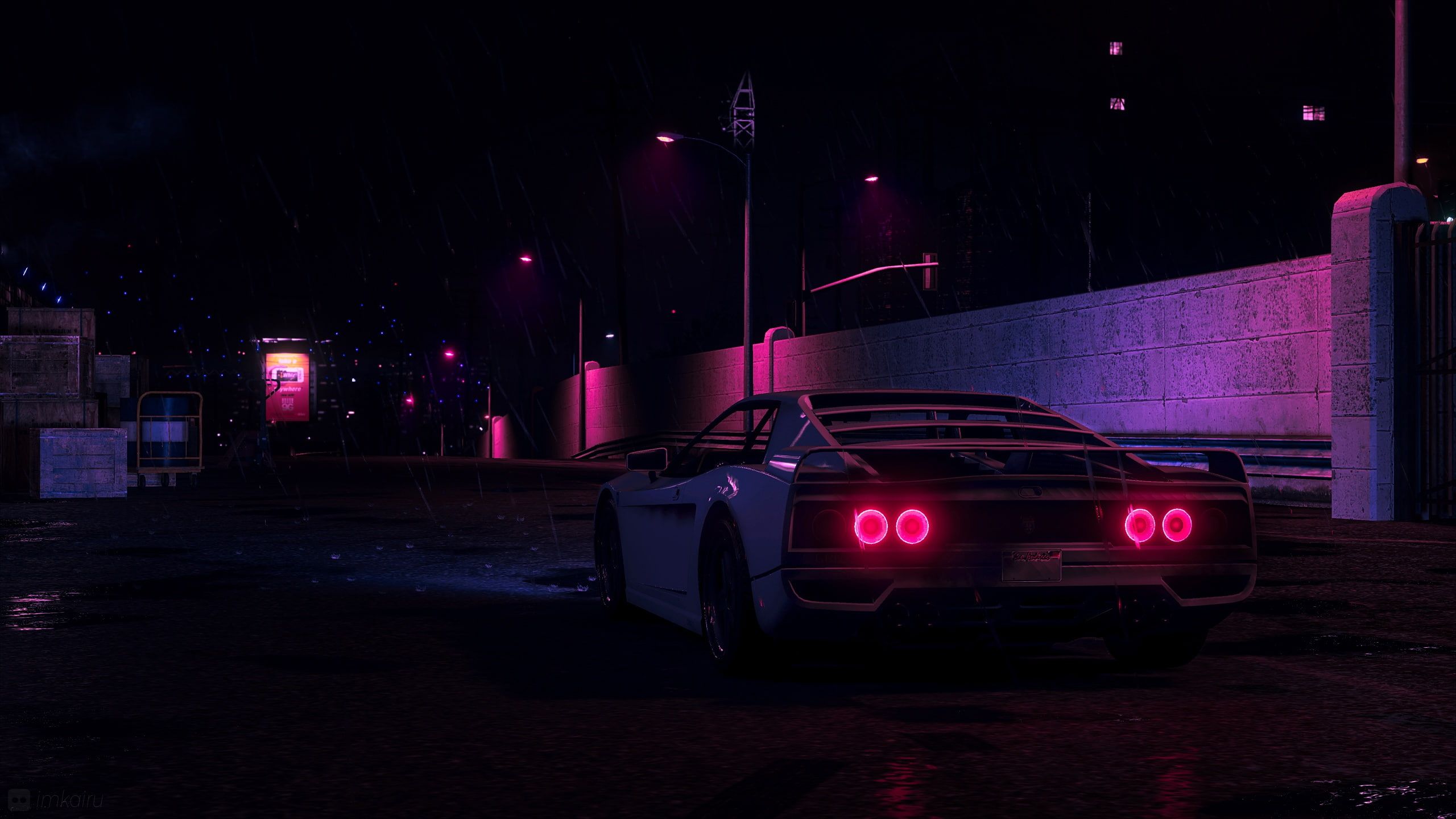 Retrowave CarWallpapers