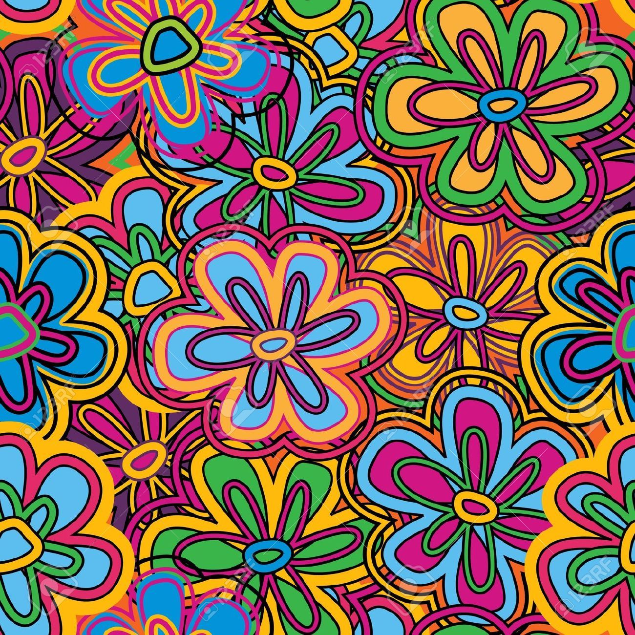 60S Flower Power Wallpapers