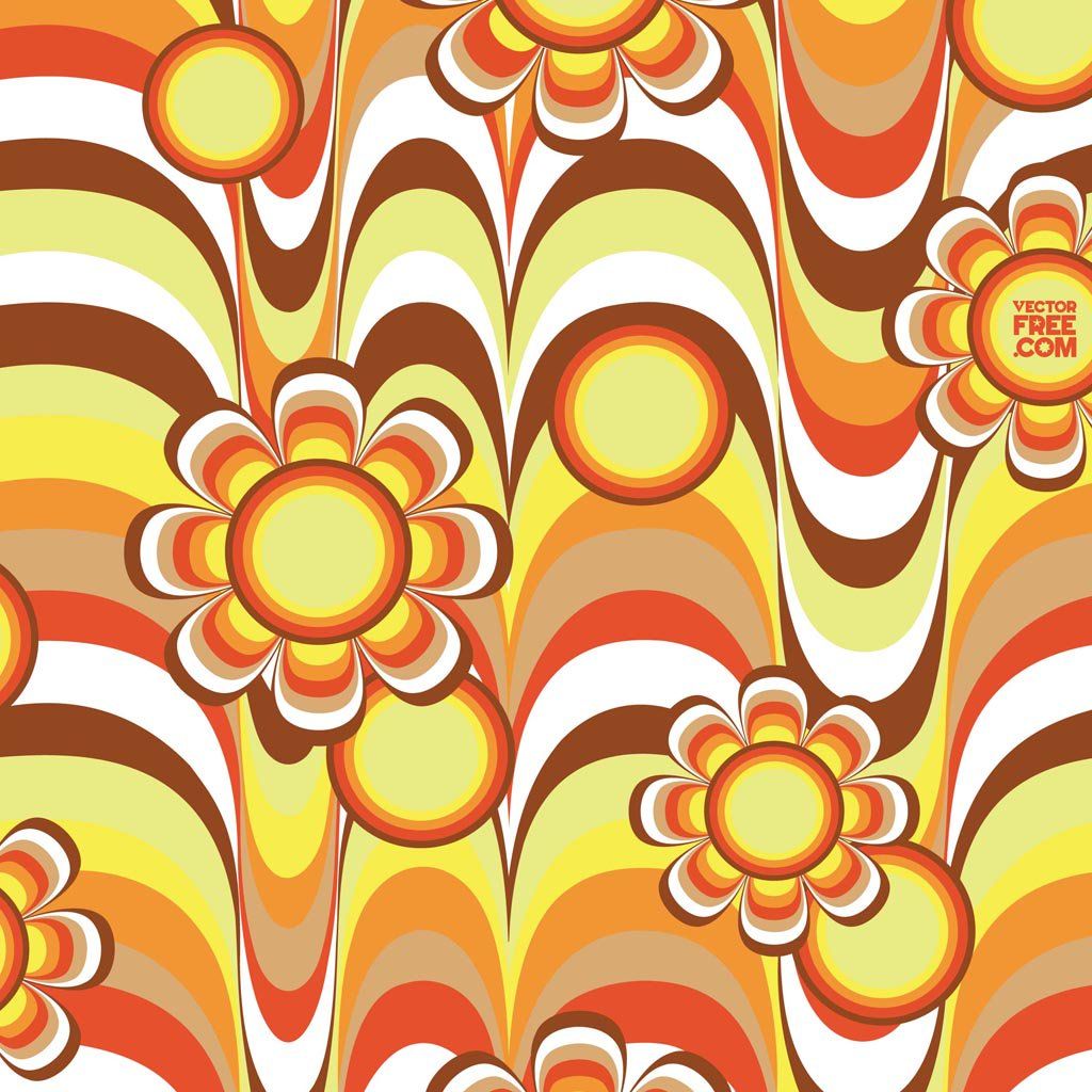 60S Flower Power Wallpapers