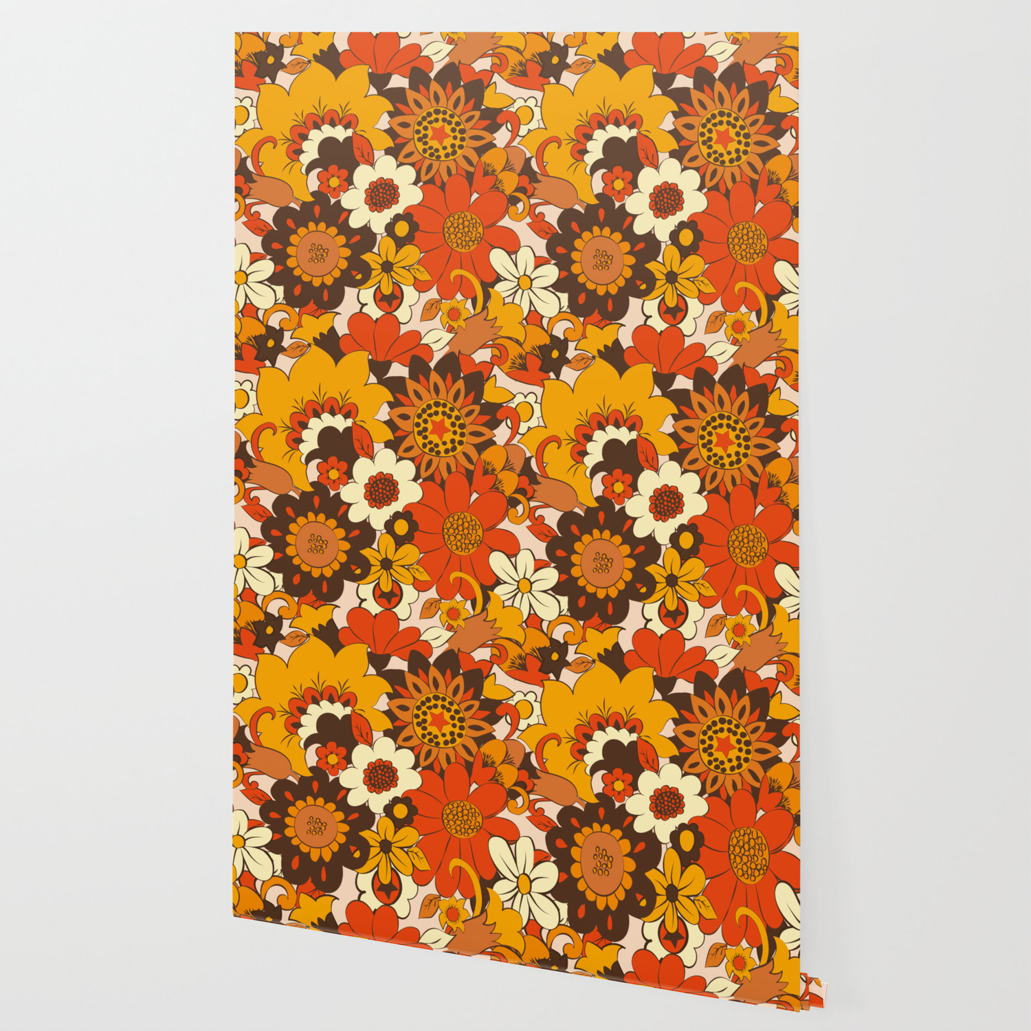 70S Floral Wallpapers