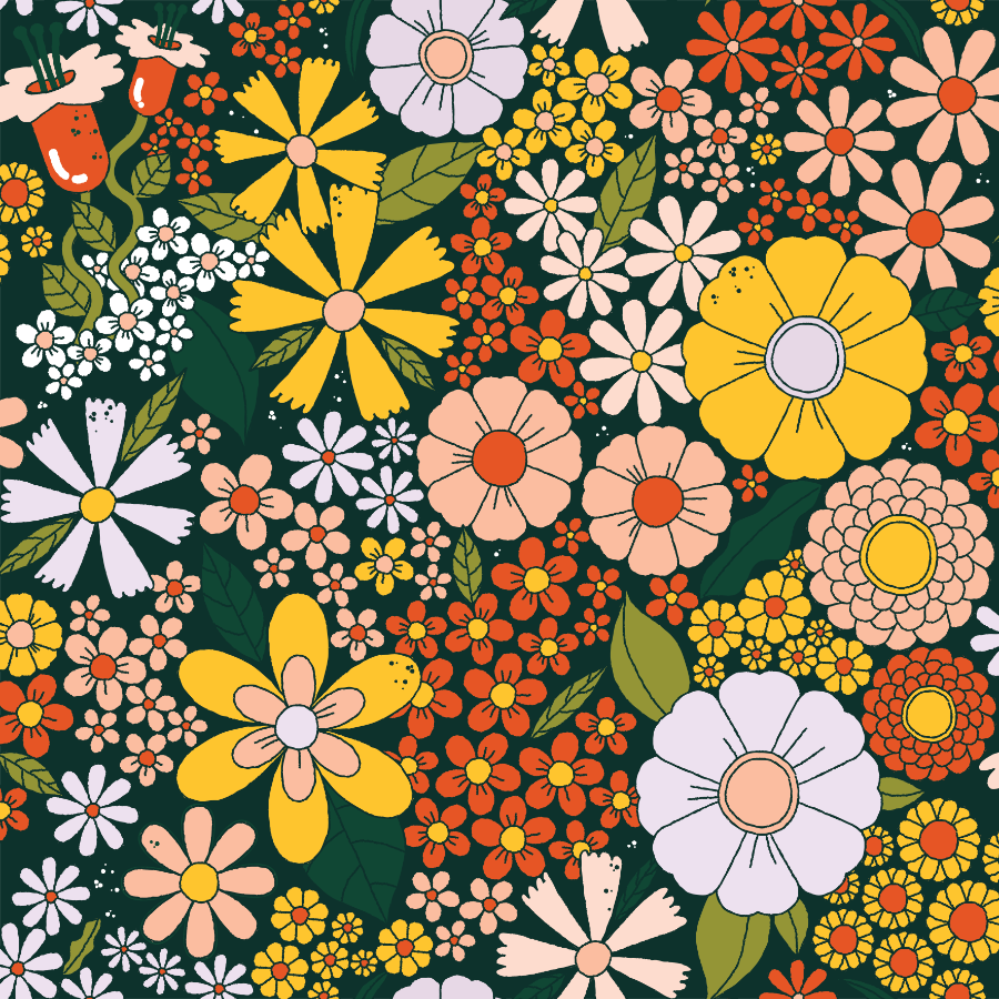 70S Flower Wallpapers