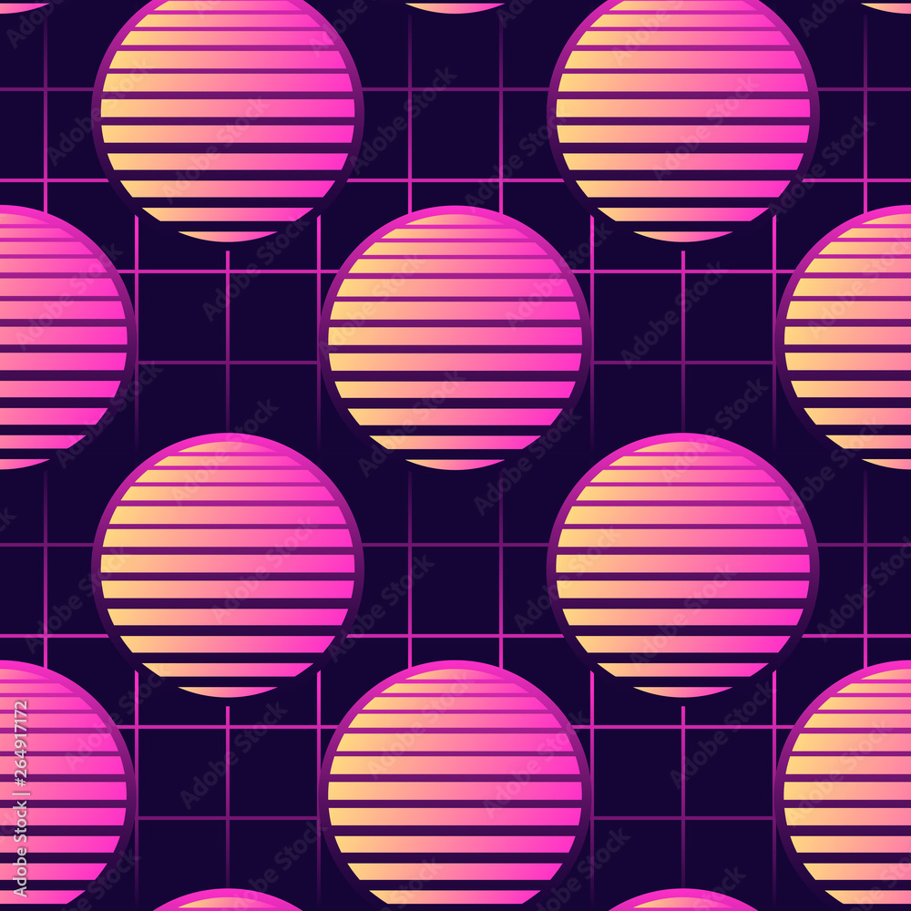 80S Grid Wallpapers