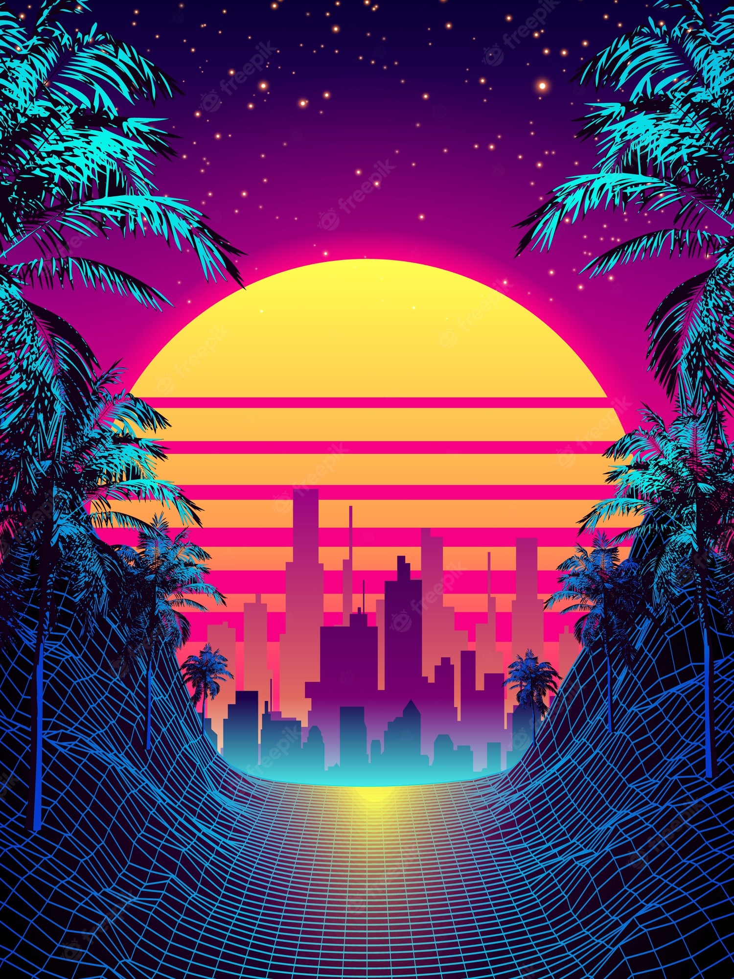 80S Palm Trees Wallpapers