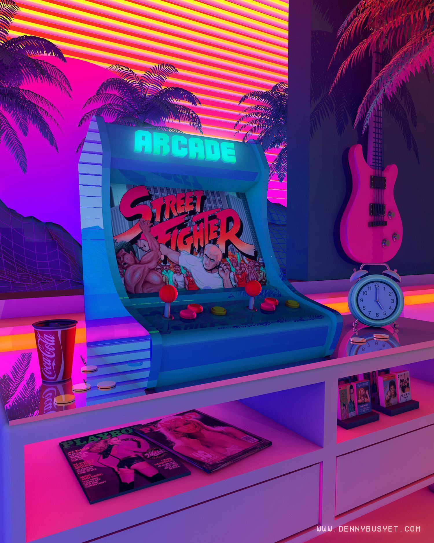 80S Retro Arcade Wallpapers