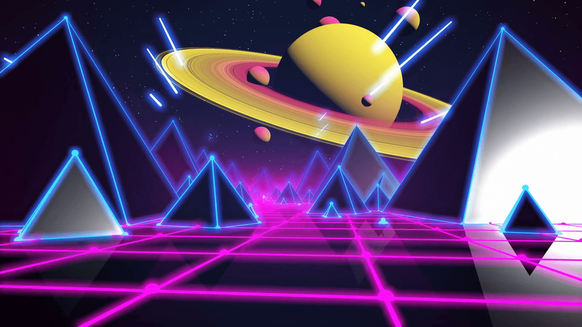 80S Retro GalaxyWallpapers