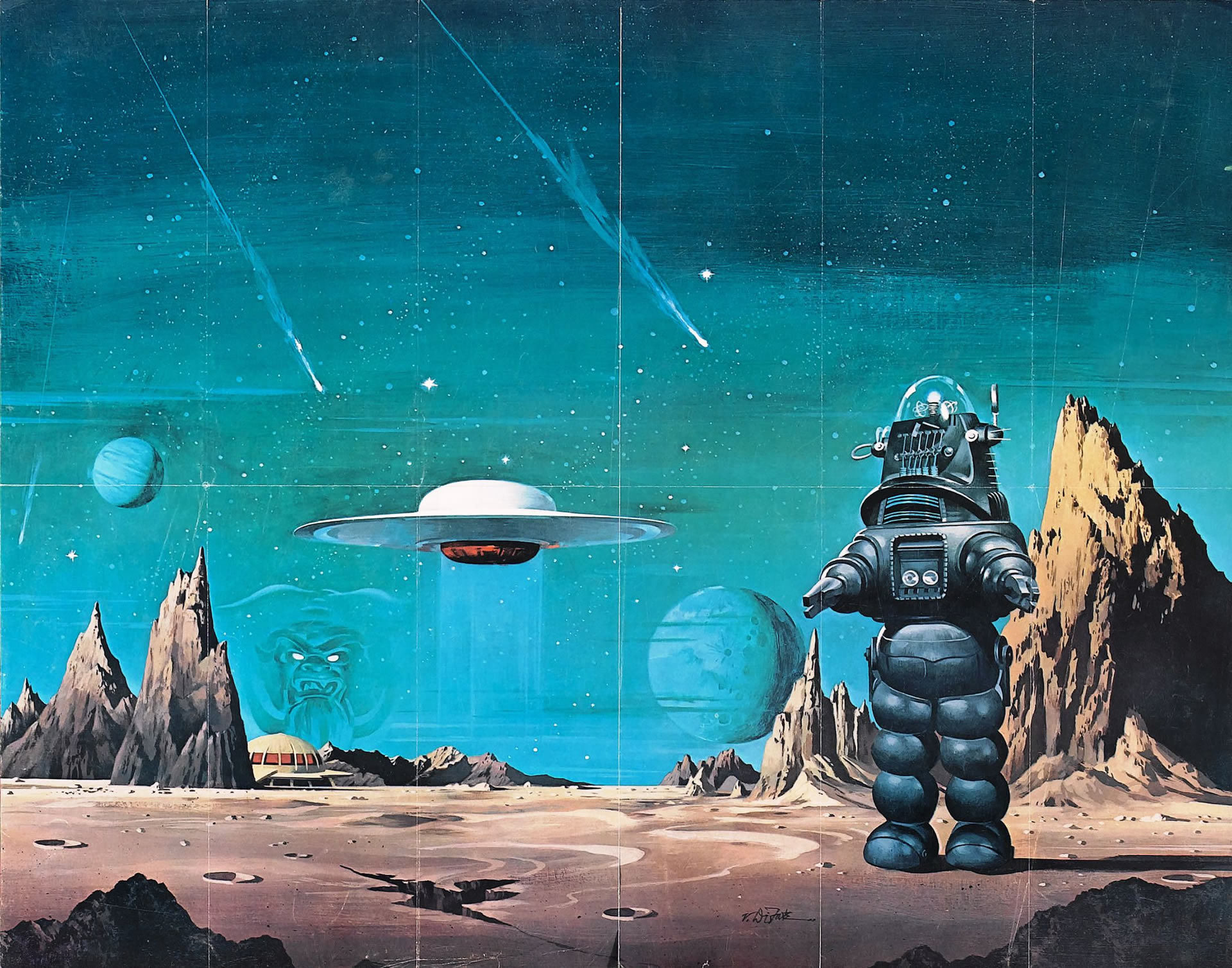 80S Retro Sci Fi Wallpapers
