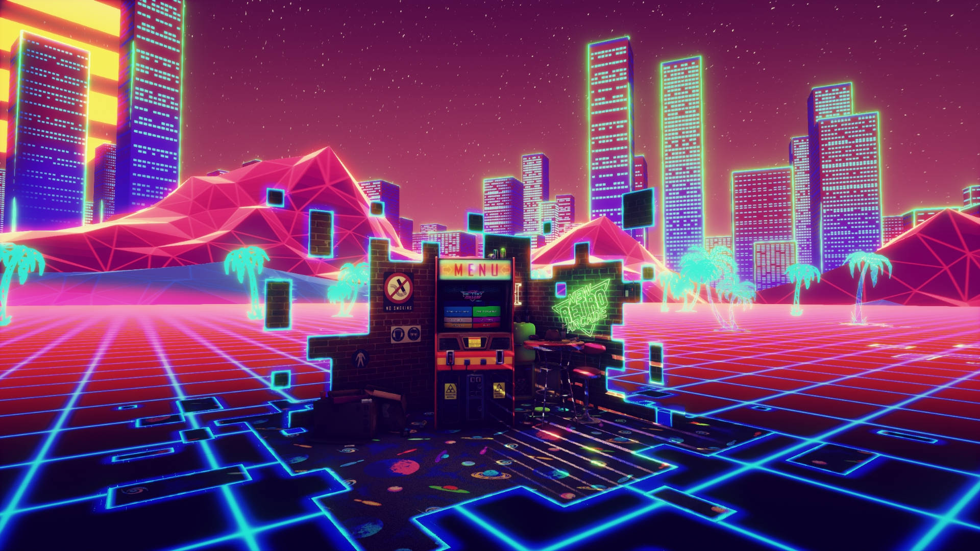 80S Retrowave 4KWallpapers