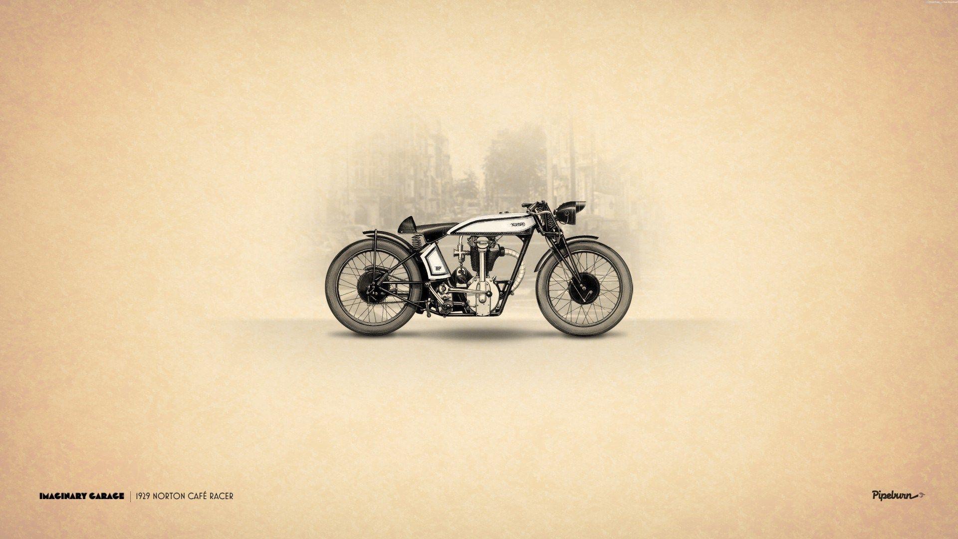 Vintage Motorcycle Background