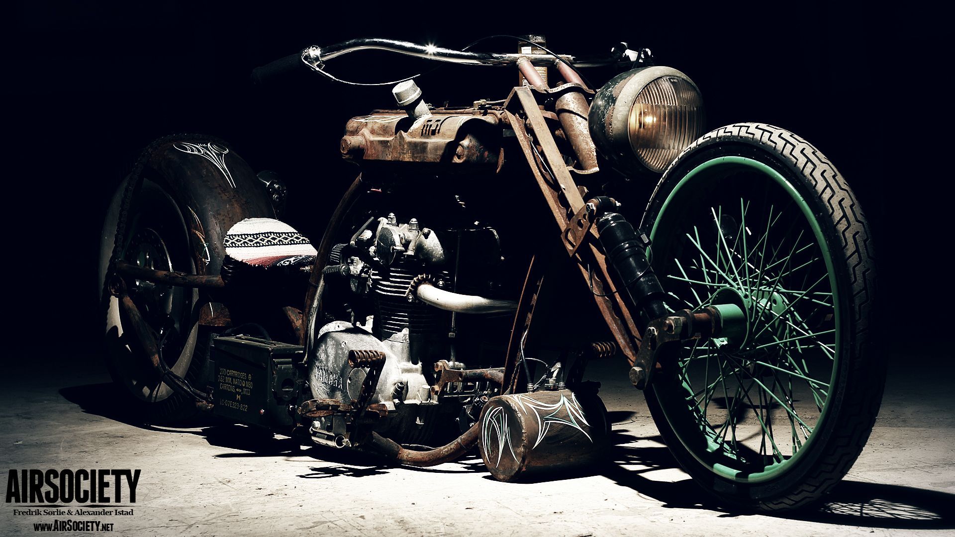 Vintage Motorcycle Background