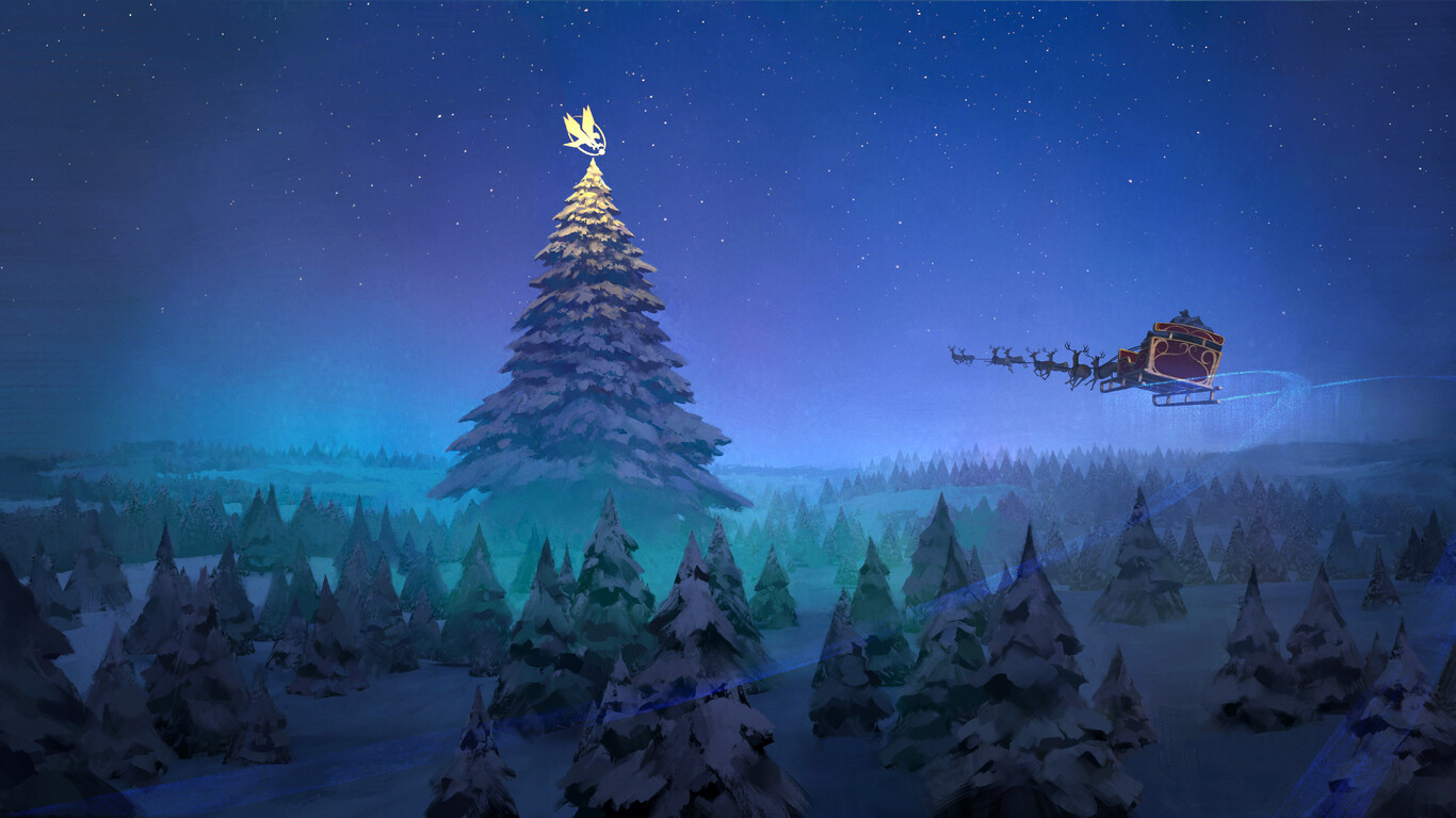 1366 X 768 Hd Christmas Wallpapers