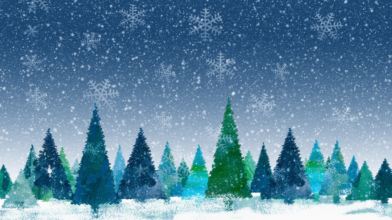 1366 X 768 Hd Christmas Wallpapers