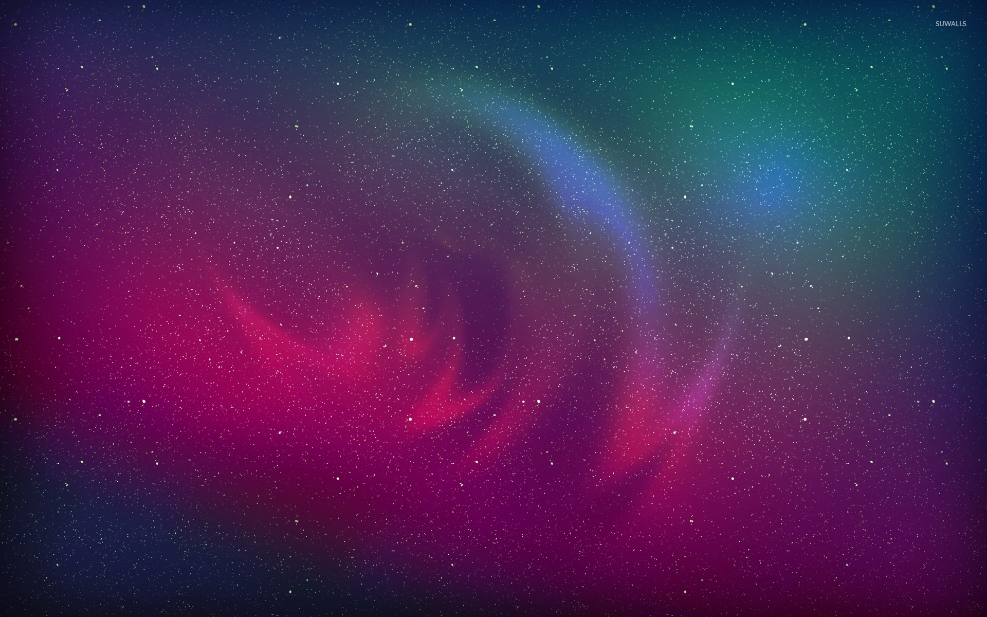 1920 X 1200 Pink And Blue Galaxy Wallpapers