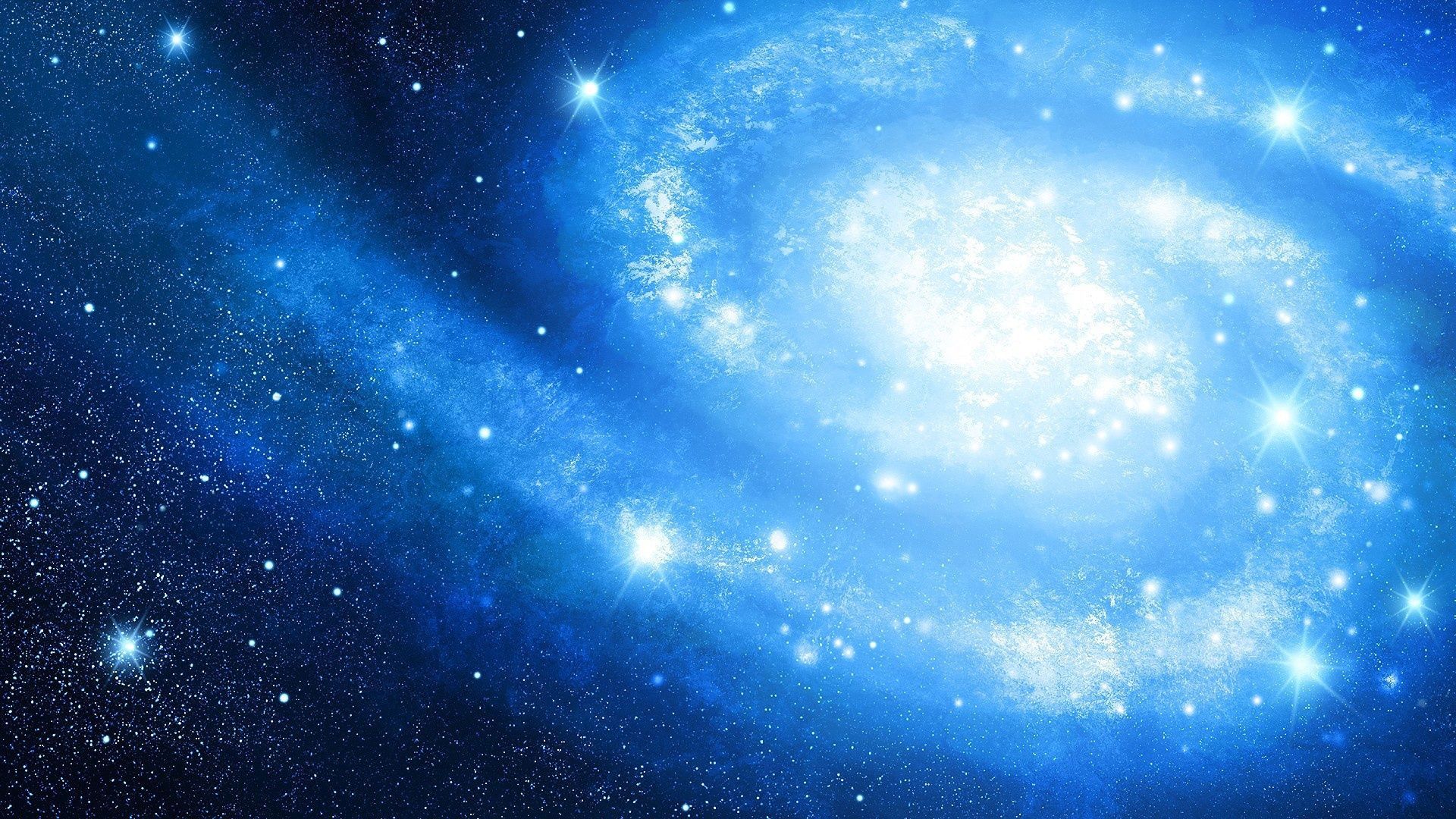 1920 X 1200 Pink And Blue Galaxy Wallpapers