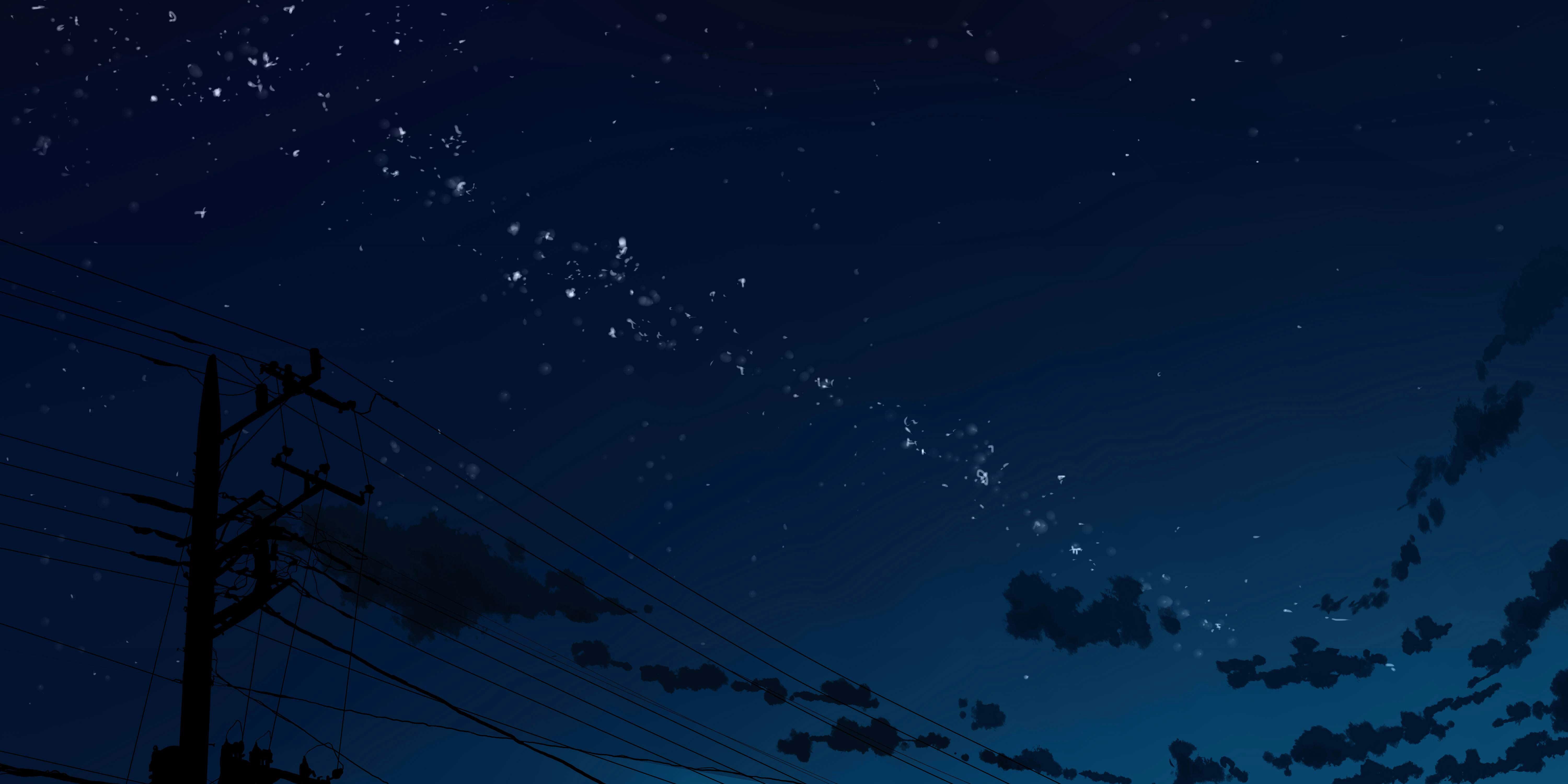 1920X1080 Anime Night Sky Wallpapers