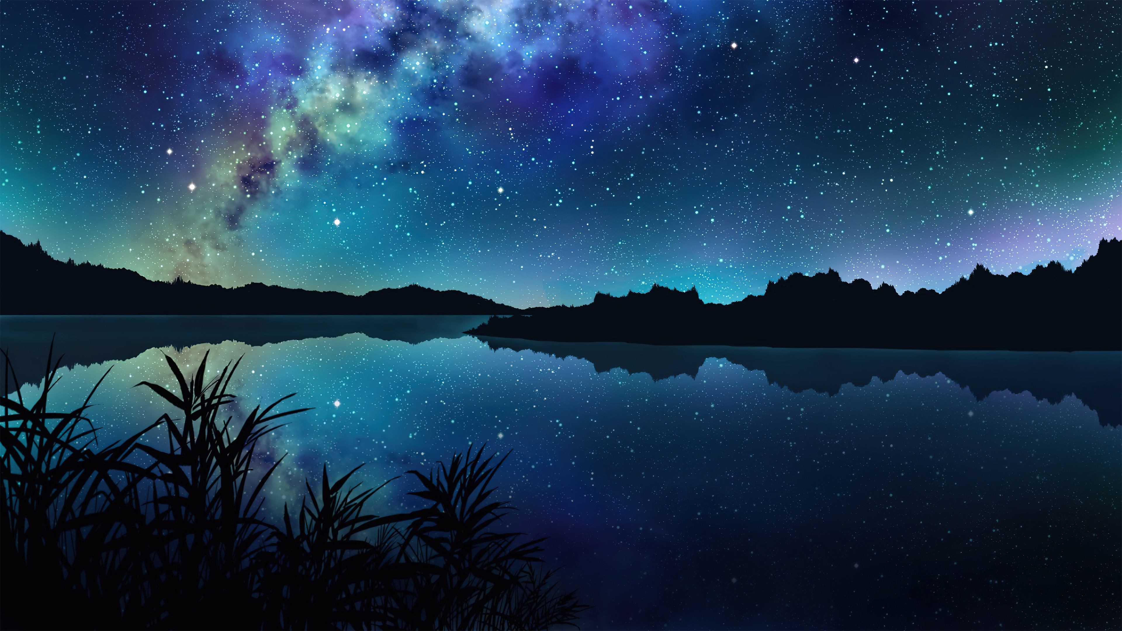 1920X1080 Anime Night Sky Wallpapers