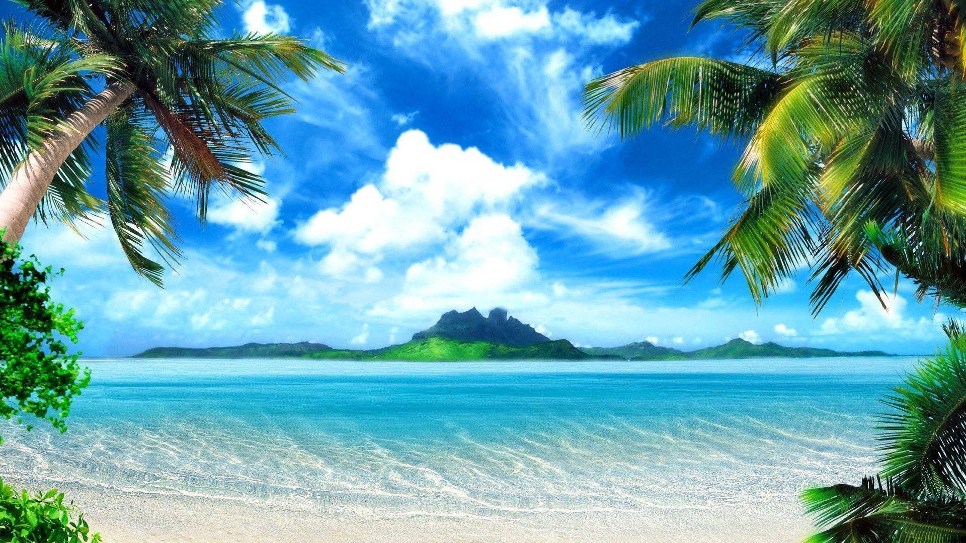 1920X1080 Hd Beach Desktop Wallpapers