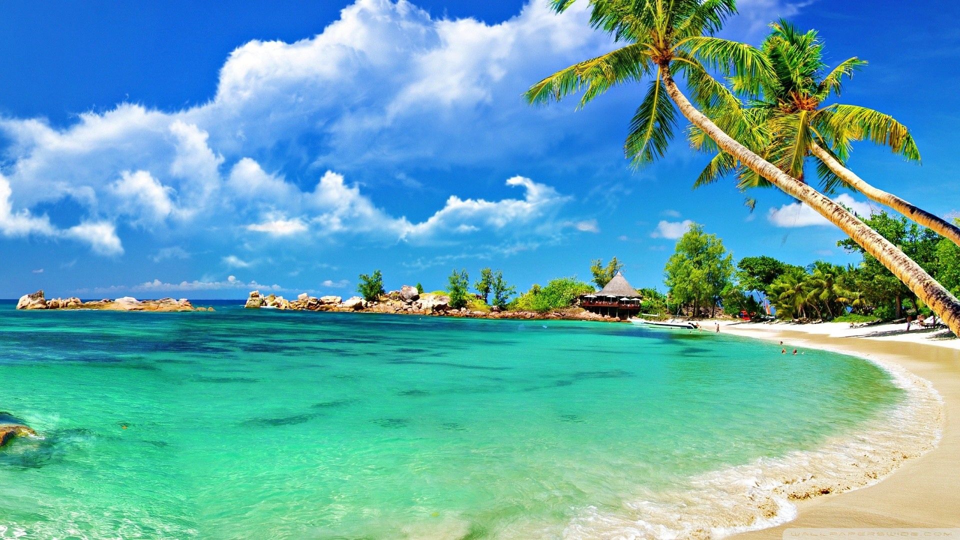 1920X1080 Hd Beach Desktop Wallpapers