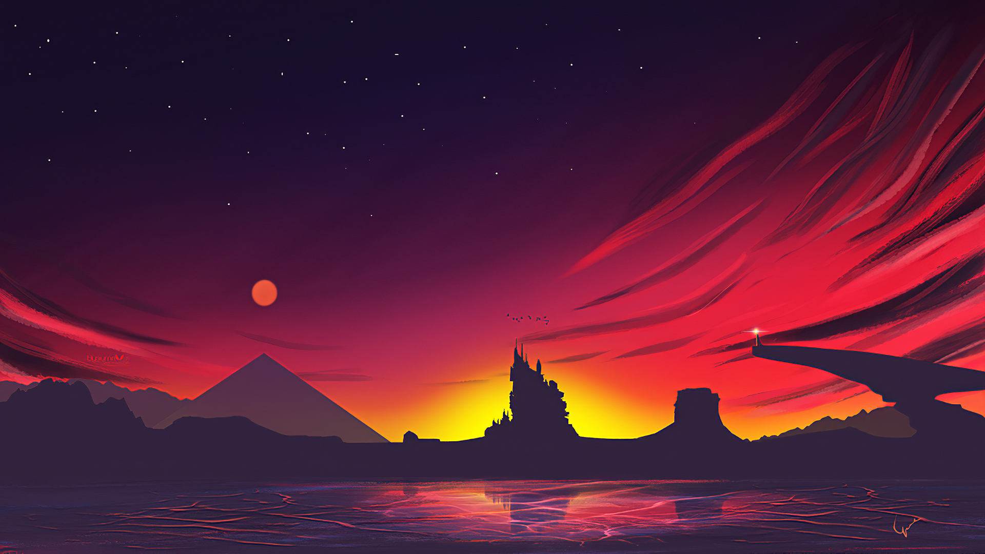 1920X1080 Hd Sunset Wallpapers