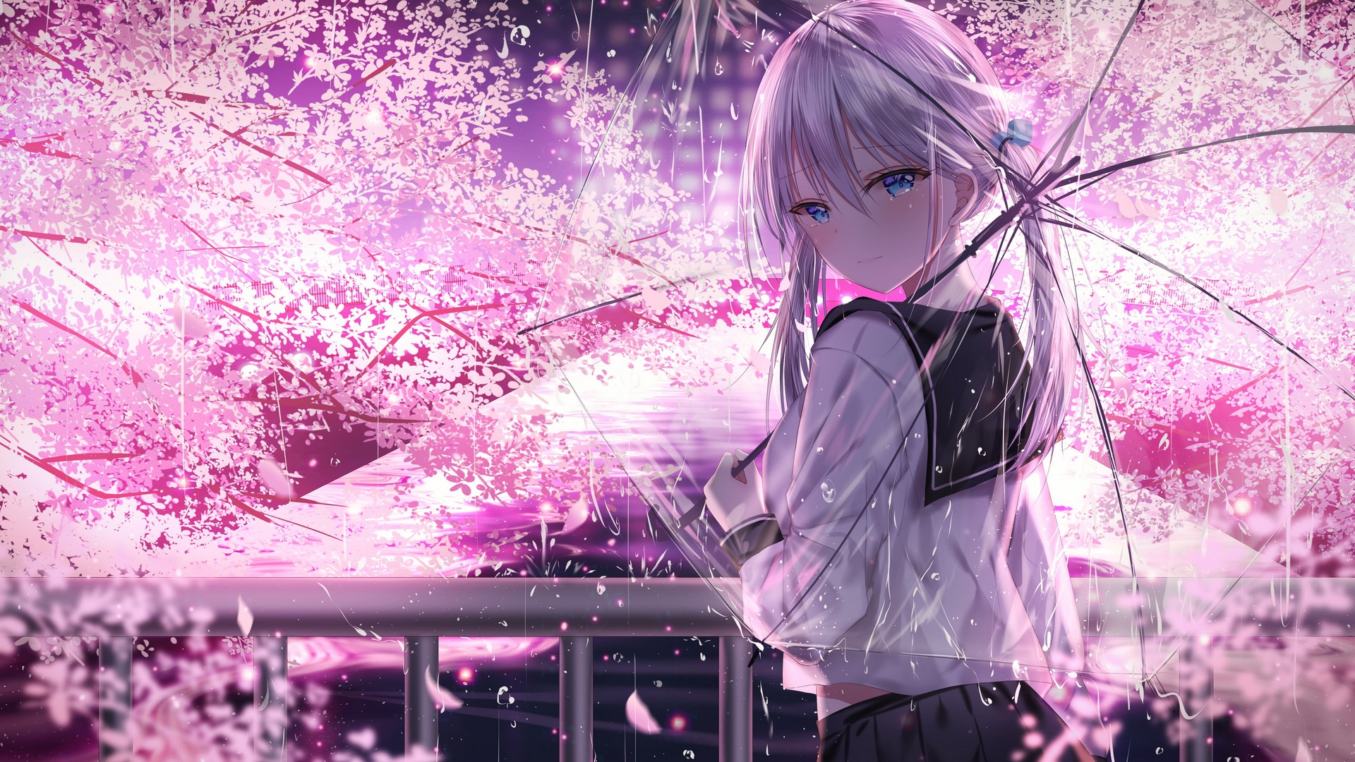 1920X1080 Pink Anime Wallpapers